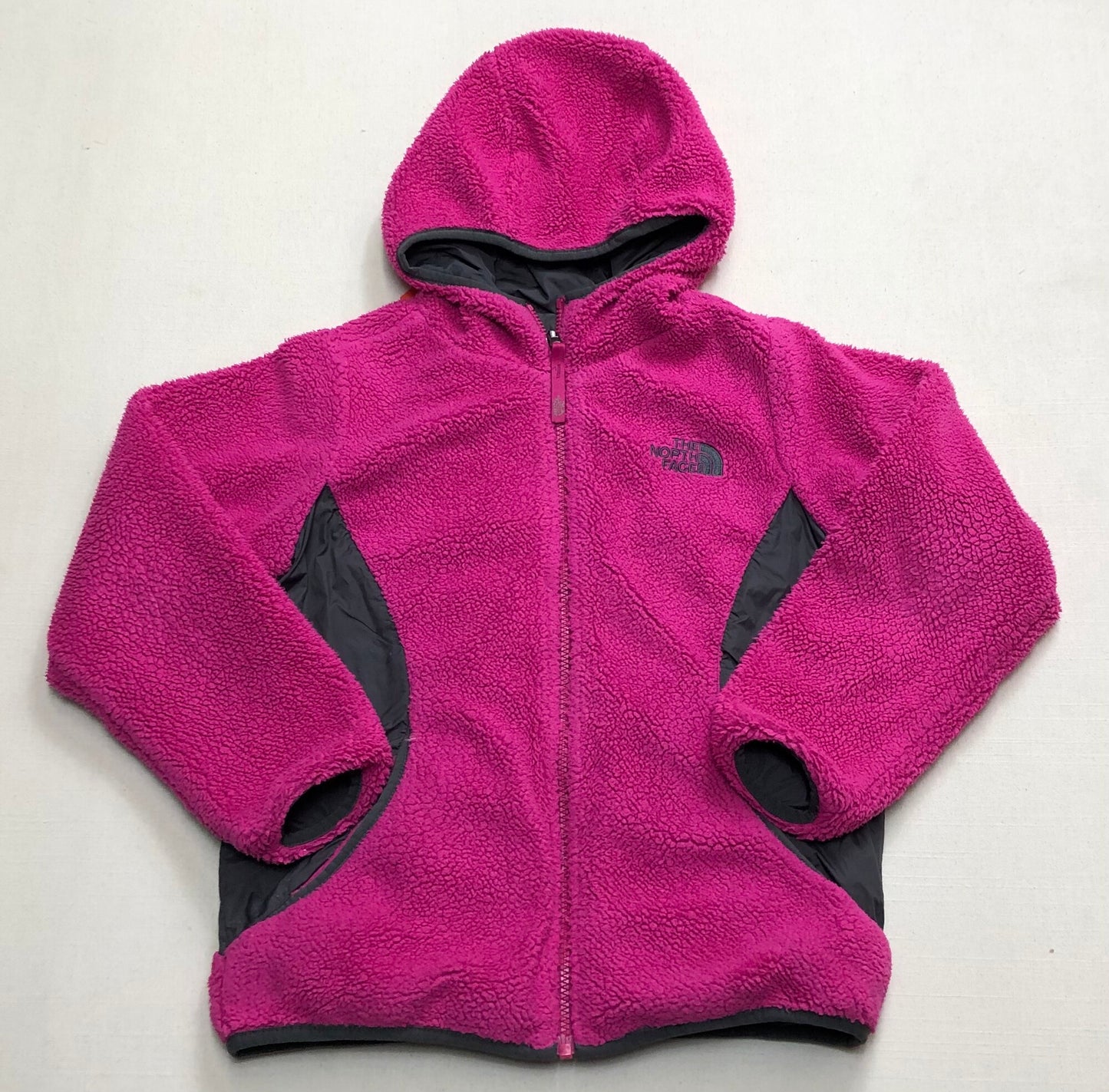 Grey/pin The Northface Lined Jacke, 10-12Y