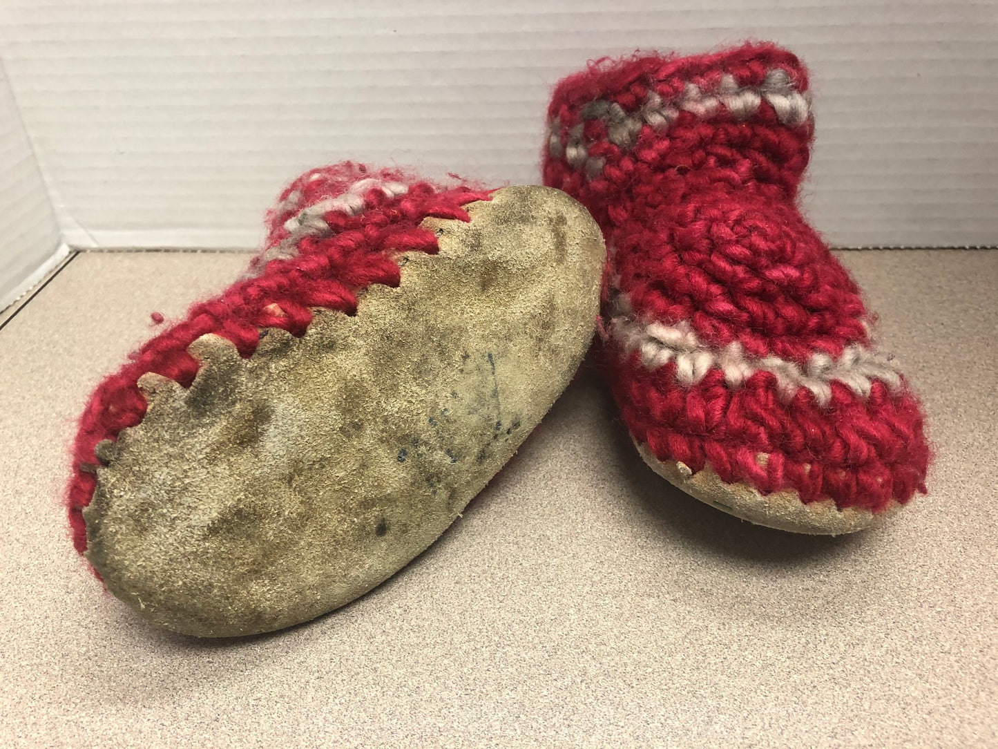 Red Podraig Booties, 7T