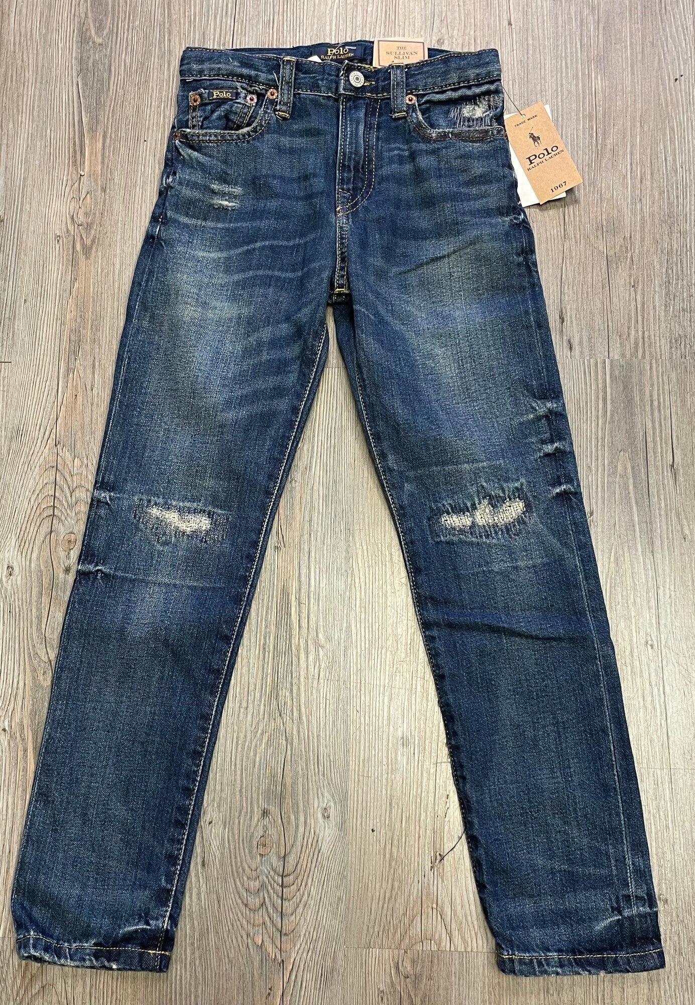 Blue Polo Ralph Luren Jeans, 7Y