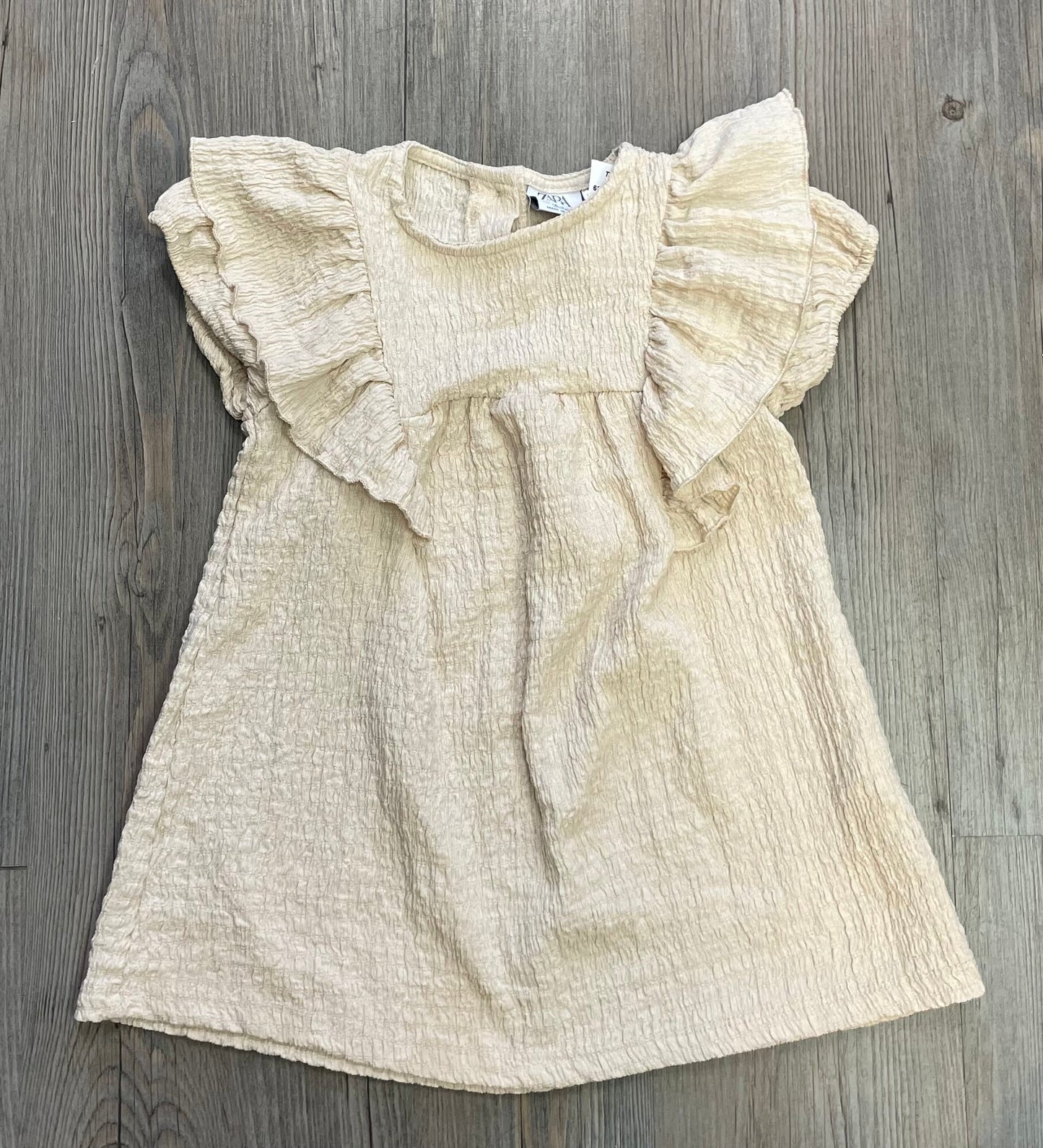 Sand Zara Dress, 18-24M