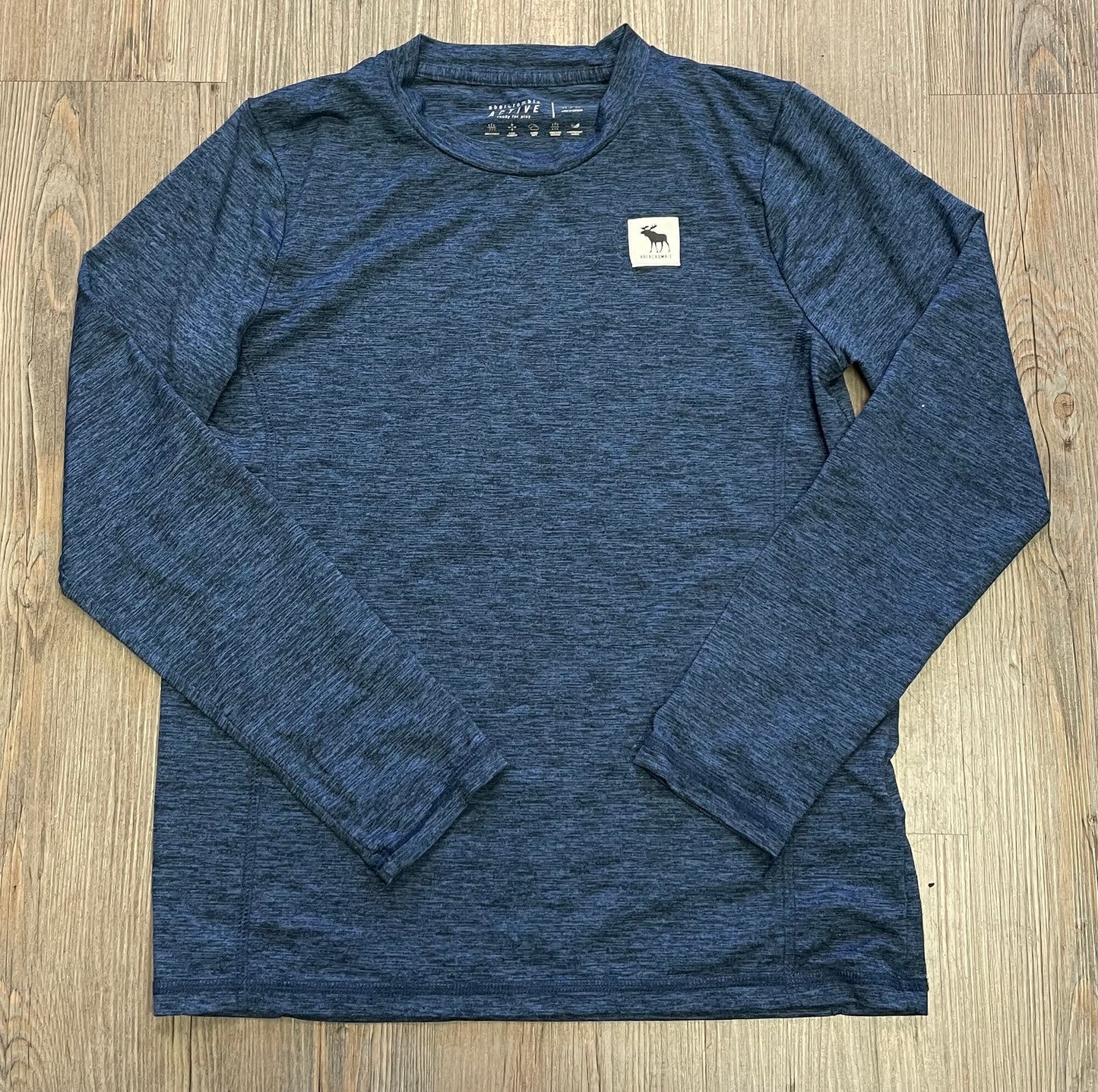 Blue Abercrombie Active LS, 11-12Y