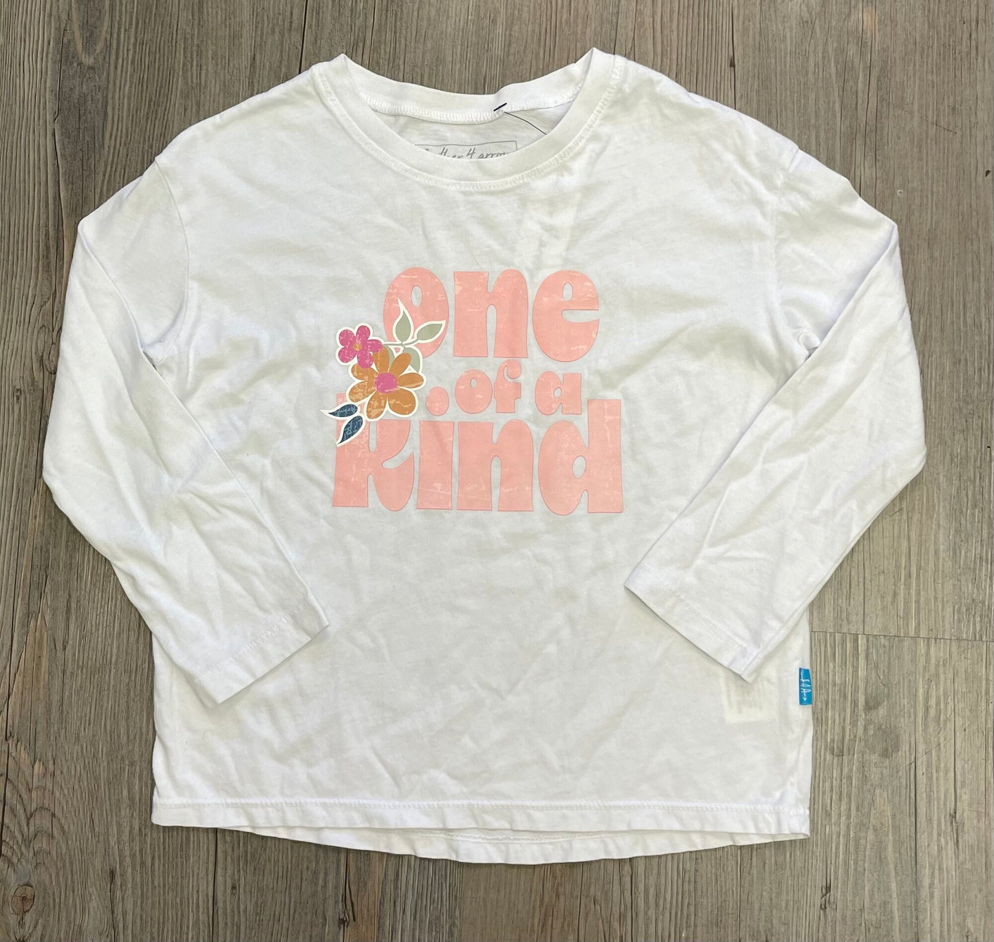 White F4A Tee LS, 6Y