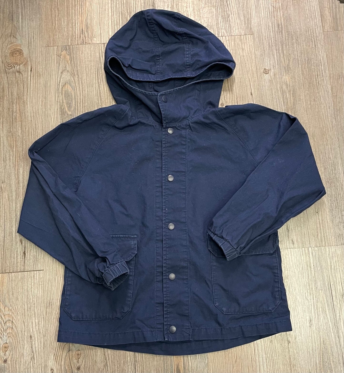 Navy Uniqlo Spring Jacket, 7-8Y