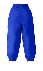 Blue Splashy Rain Pant, 8Y