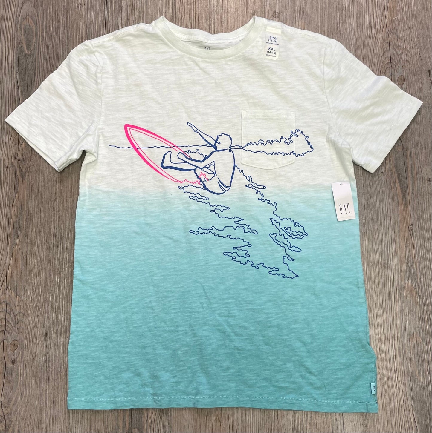 Multi Gap Tee, 14-16Y