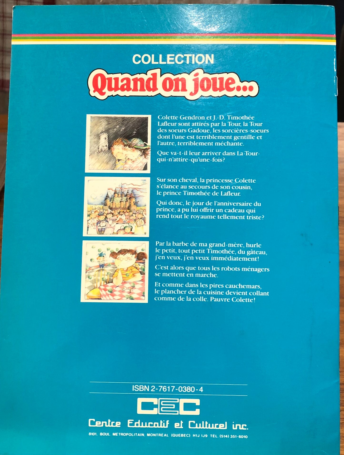 Blue La Mitaine Perdue, Paperback