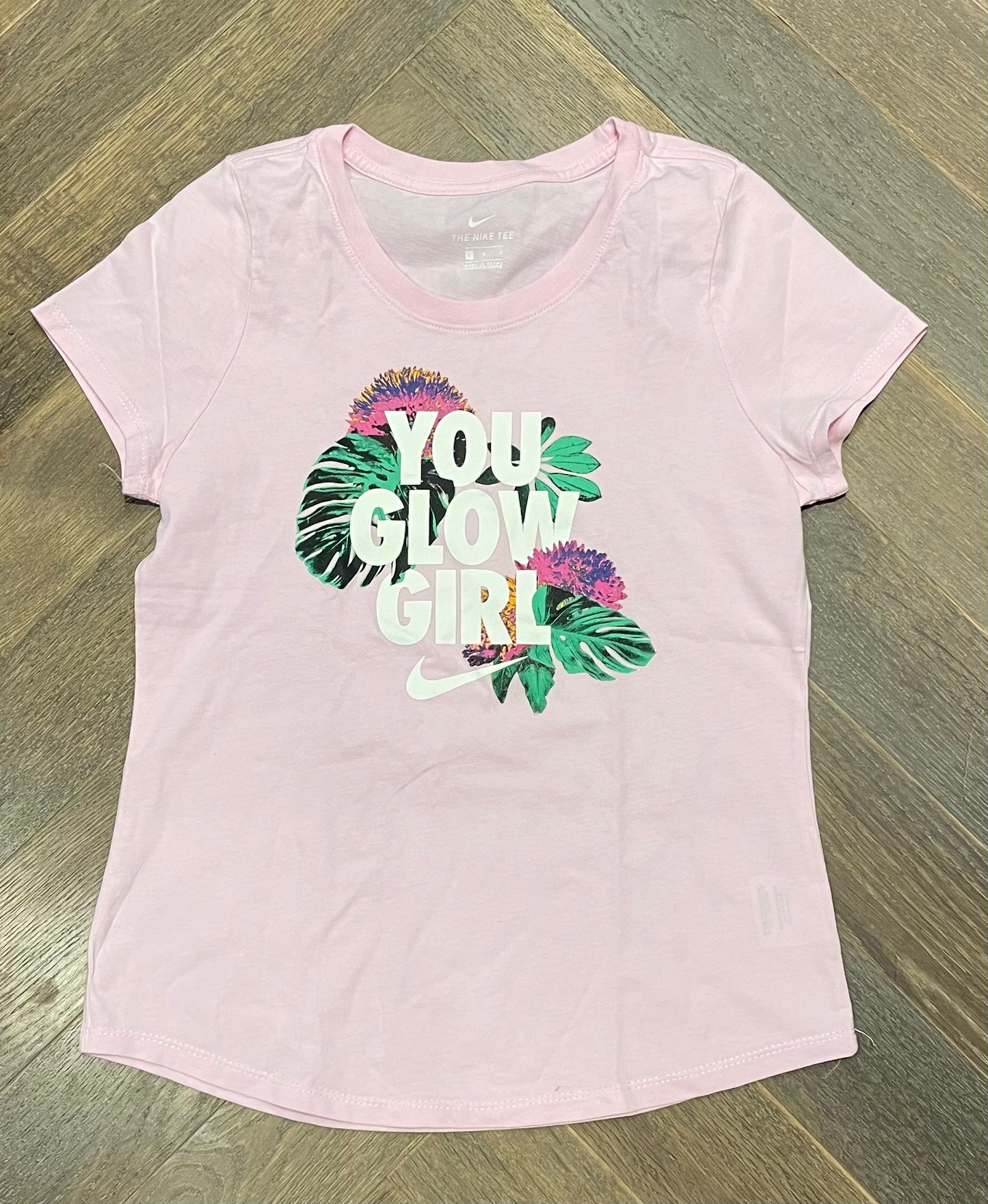 Pink Nike Tee, 14Y