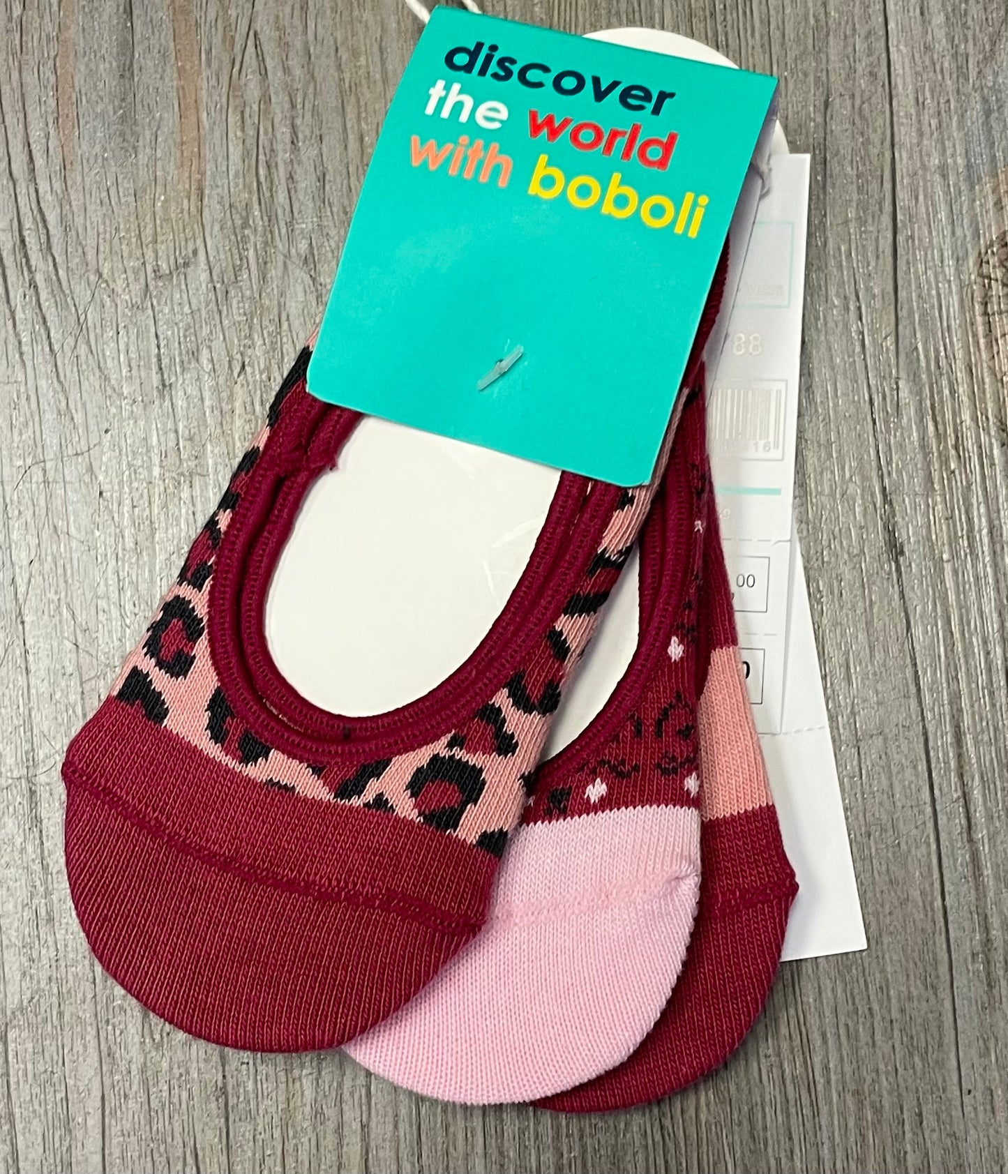 Cherry Boboli Sockettes - 3788, 8-10 Shoe