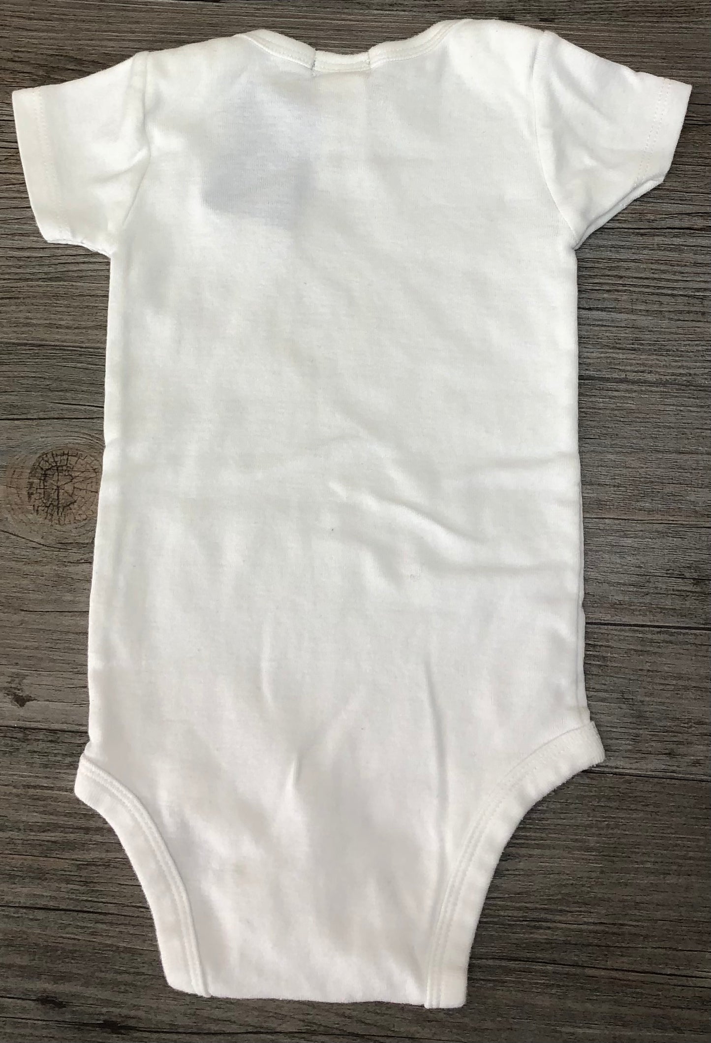 White Carters Onesie, 6M