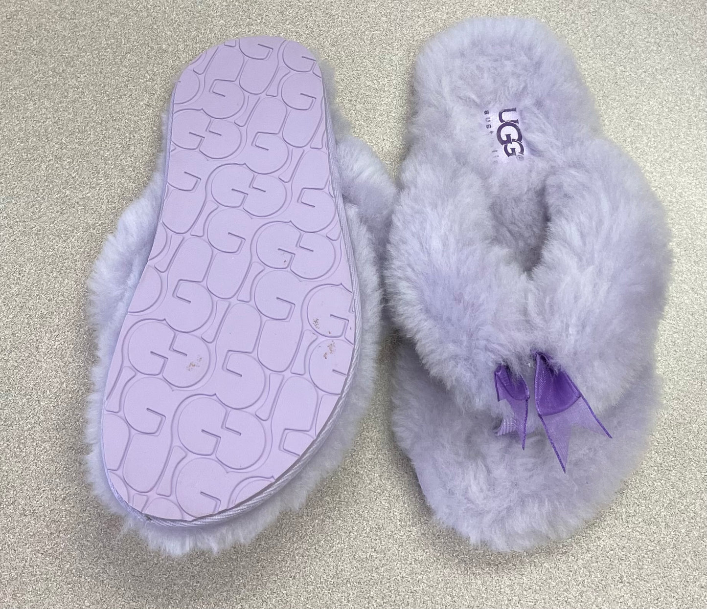 Purple Ugg Slippers, 11Y