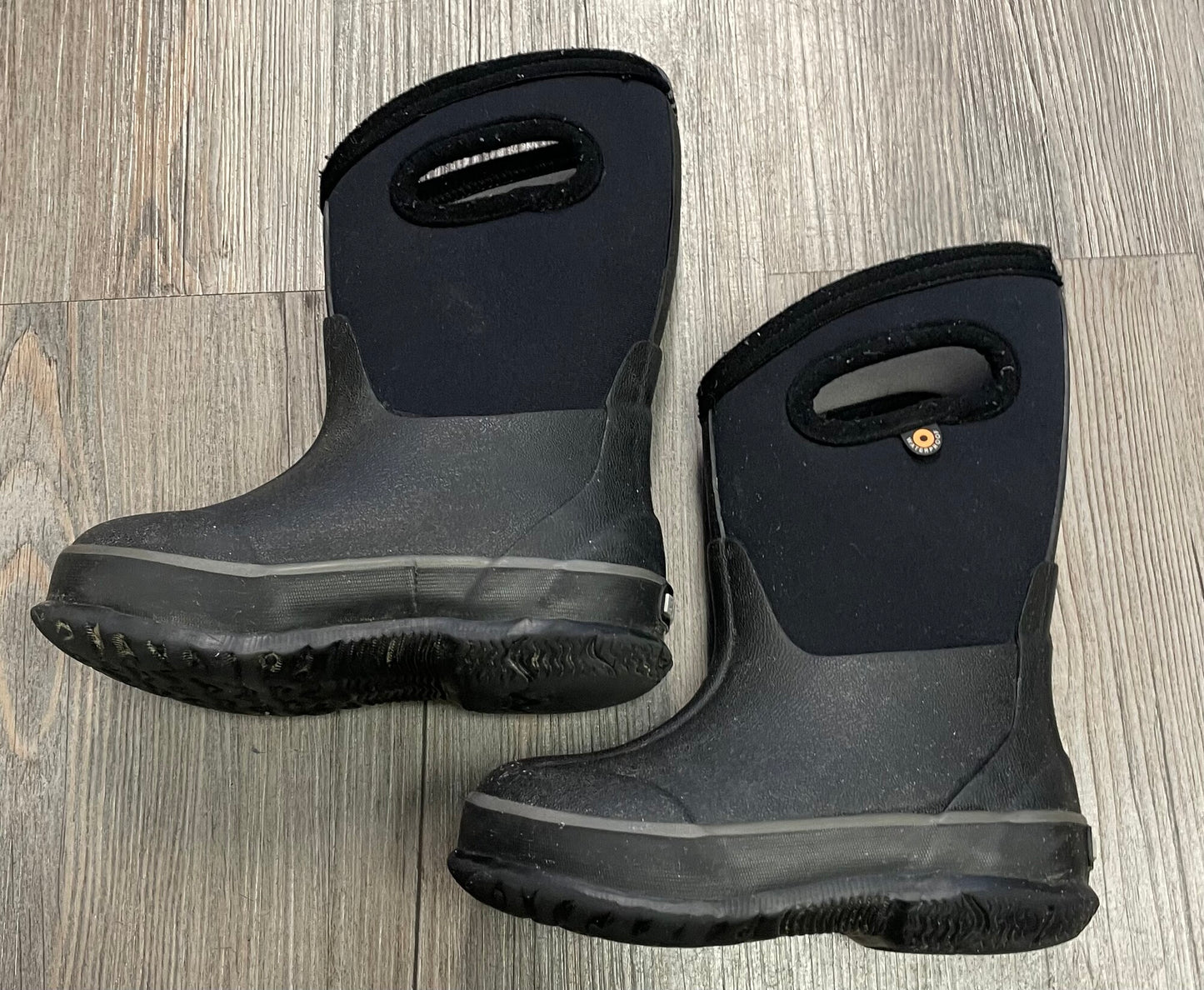 Black Bogs Toddler Winter Boots, 8T