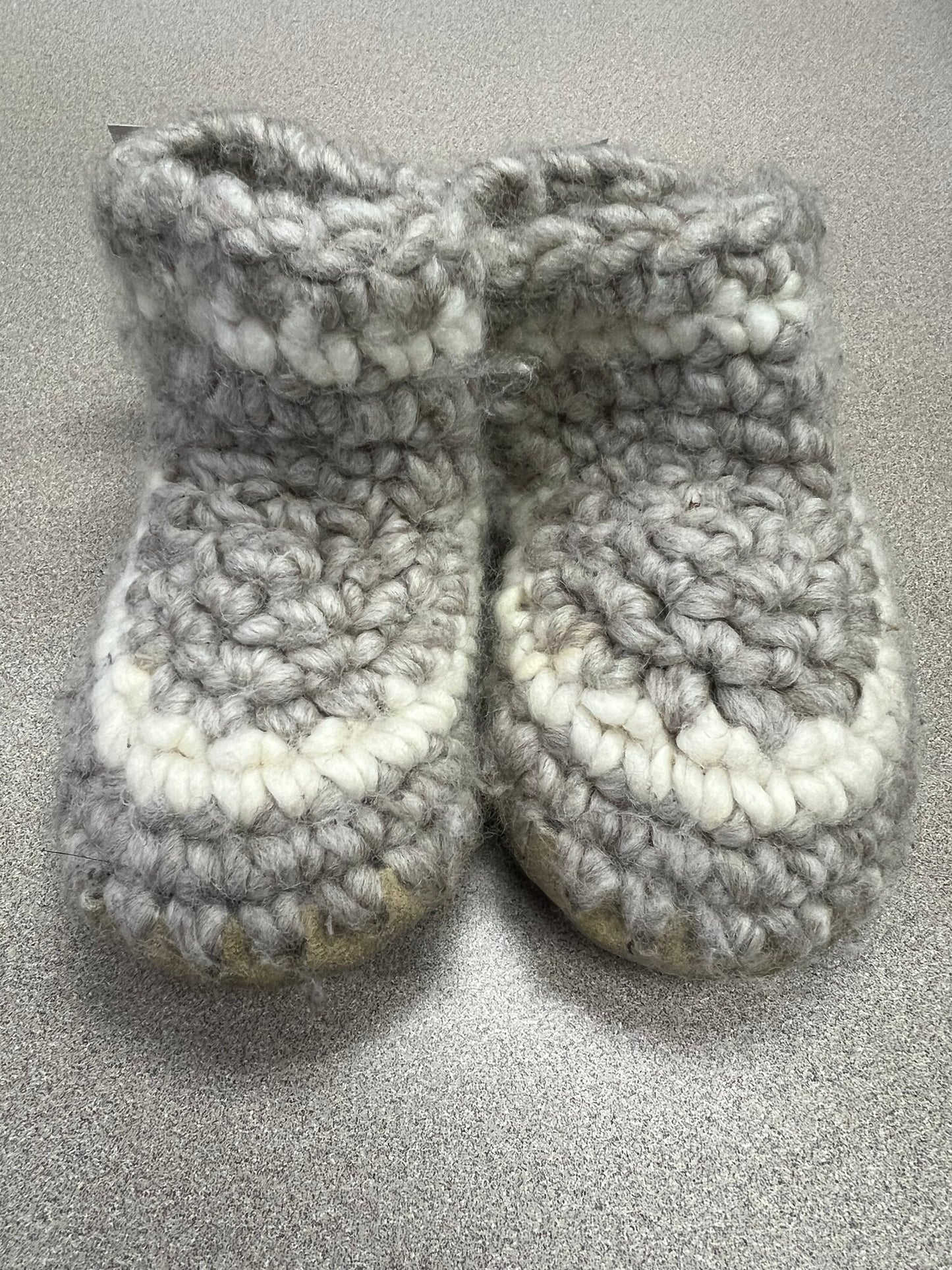 Grey/Bei Podraig Booties, 7T