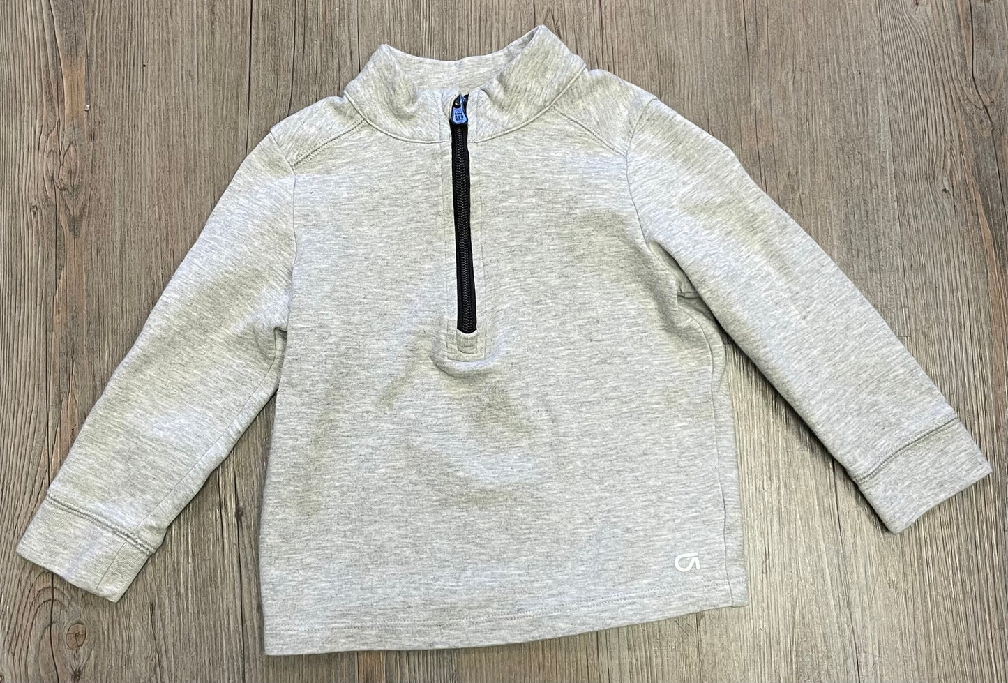 Grey Gap 1/2 Zip Sweater, 3Y