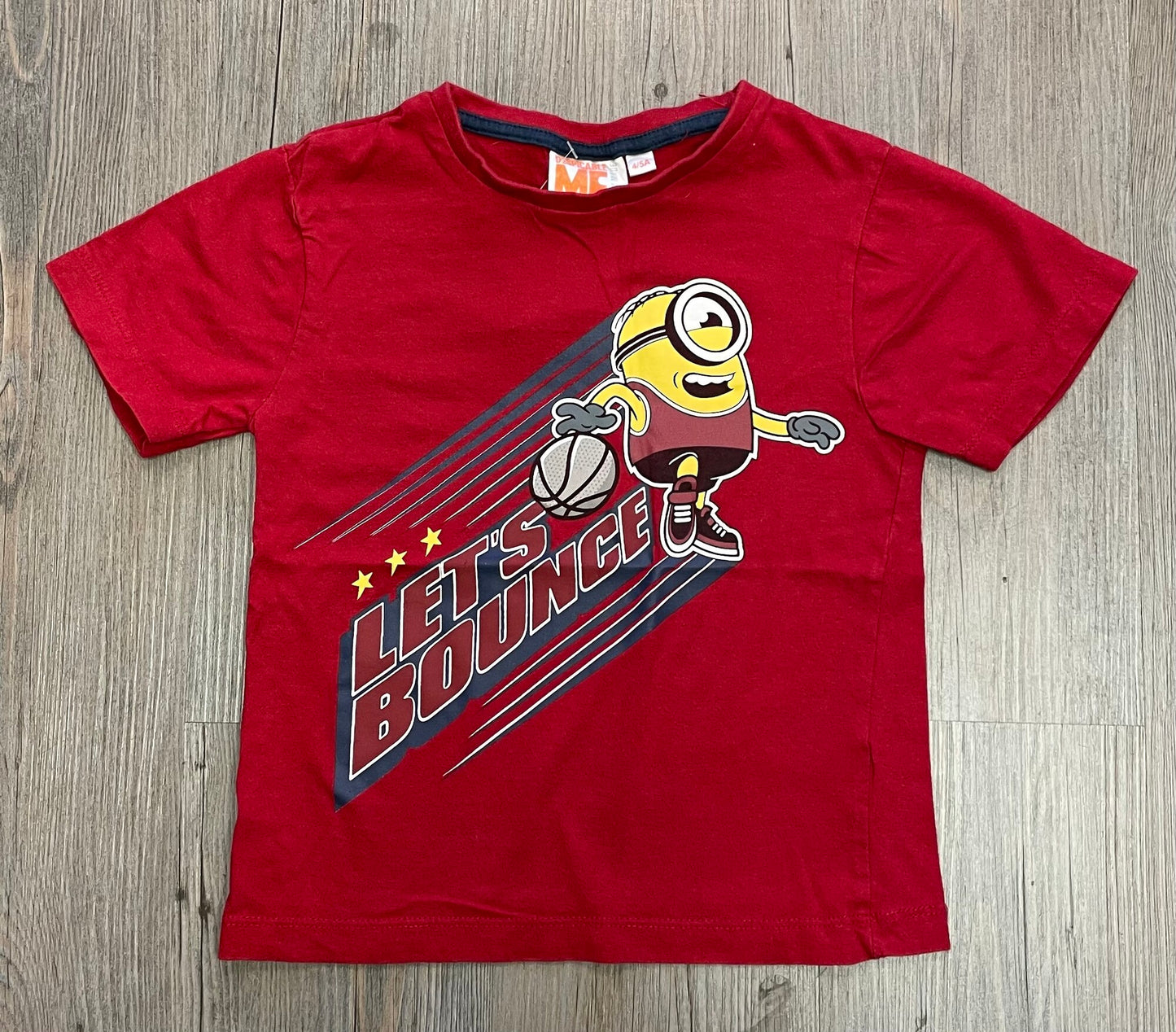Red Despicable Me Tee, 4-5Y