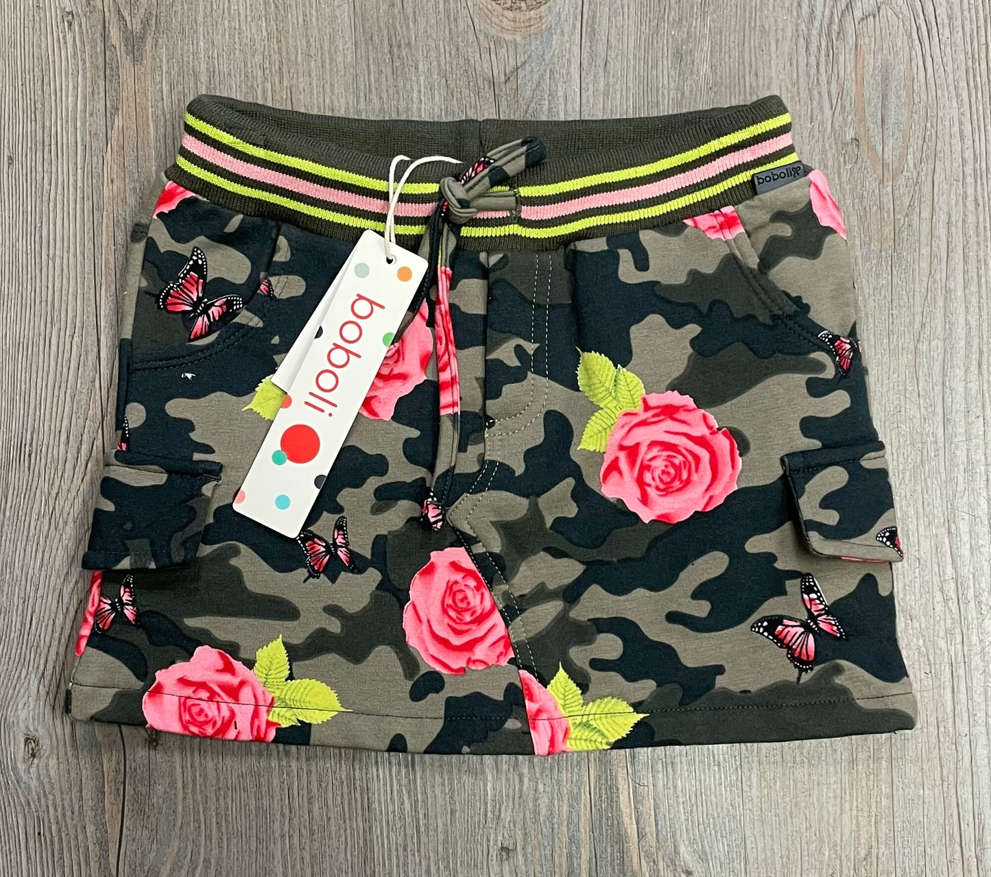 Floral Boboli Skirt, 4Y