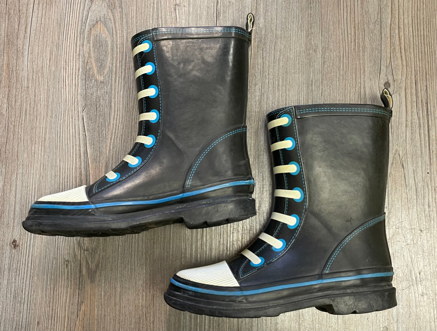Black Childrens Place Rain Boot, 13Y