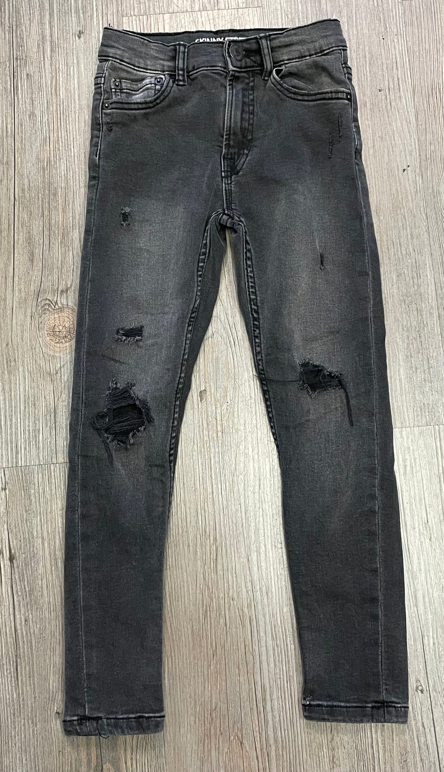 Grey Zara Skinny Stretch Jeans, 7Y