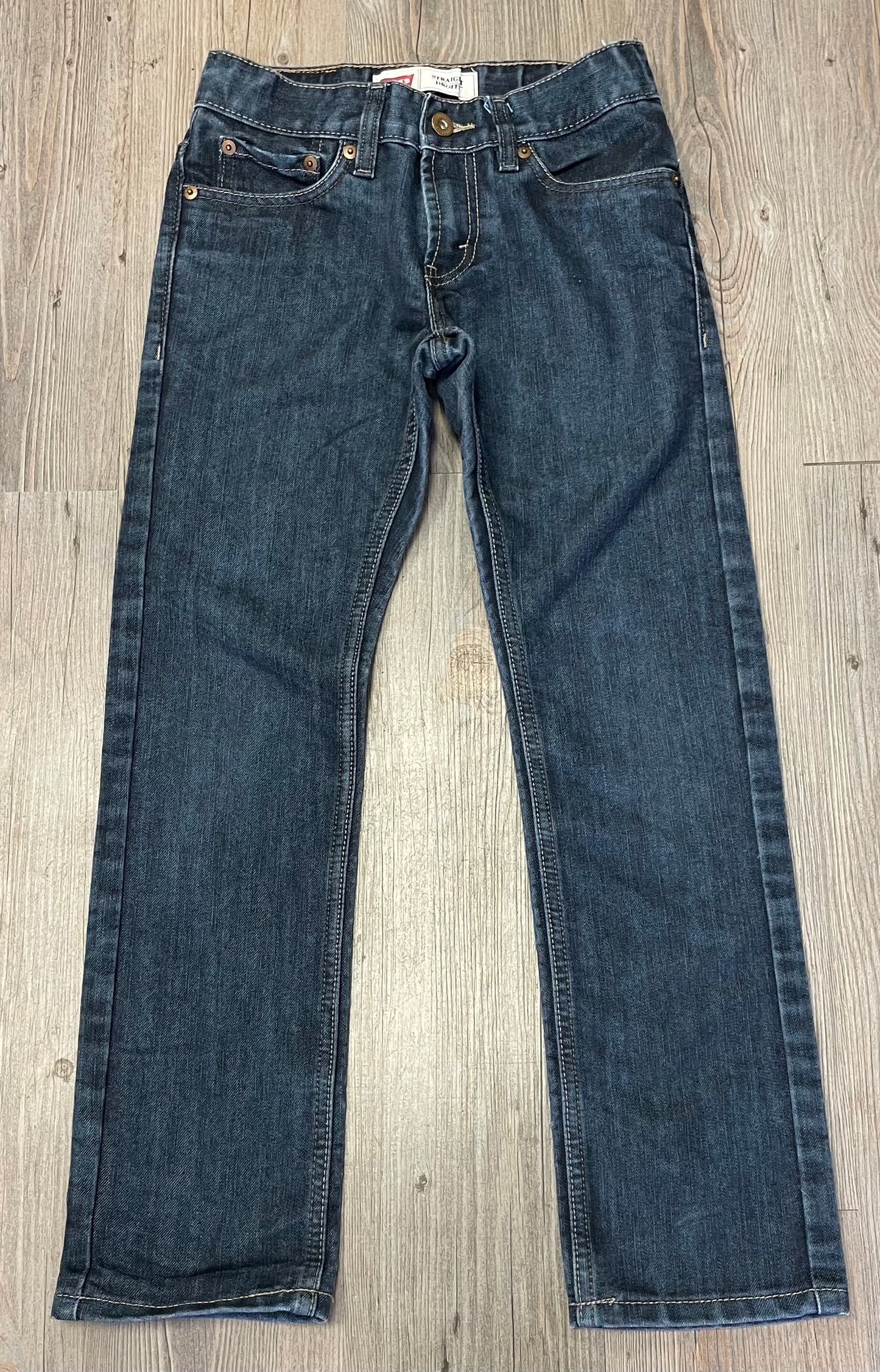 Blue Levis Straight Jeans, 10Y