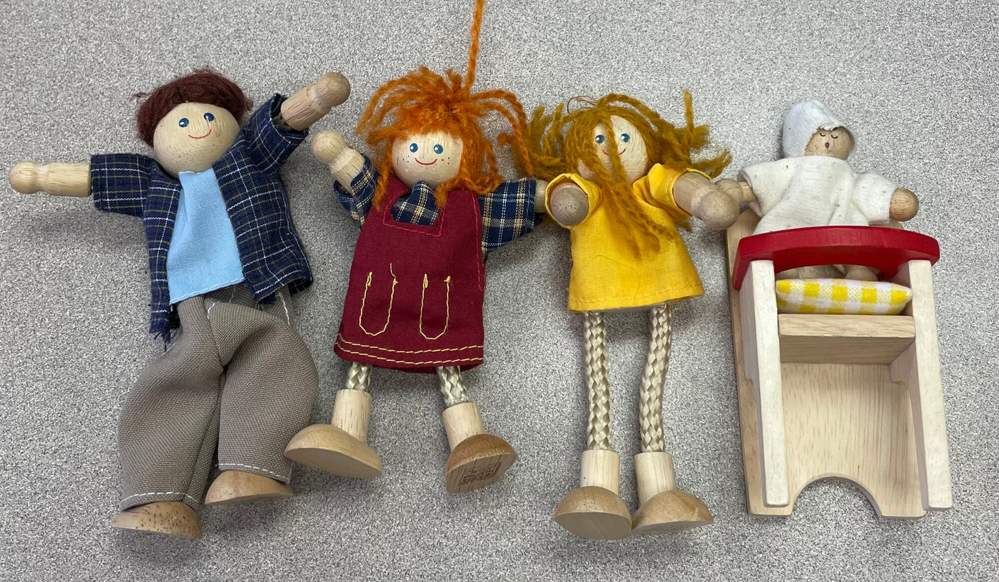 Multi Plan Toys Dolls, 4pcs