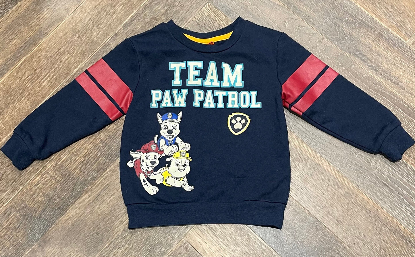 Navy Paw Patrol Sweatshirt, 3Y