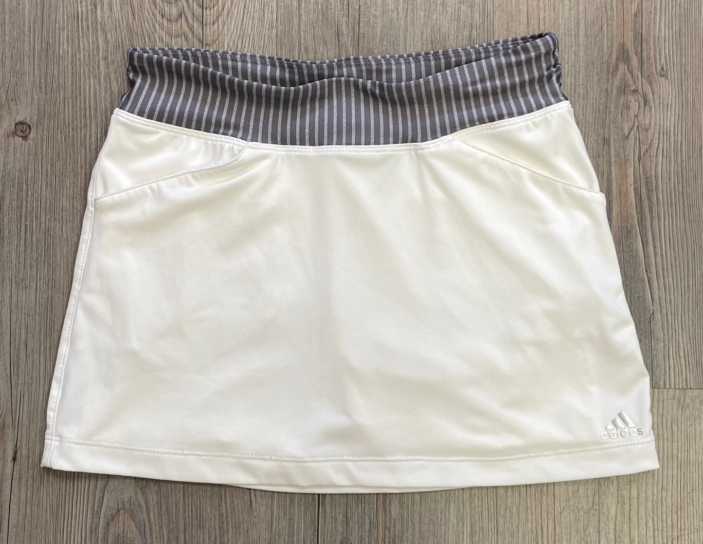 White Adidas Active Skort, 10-12Y