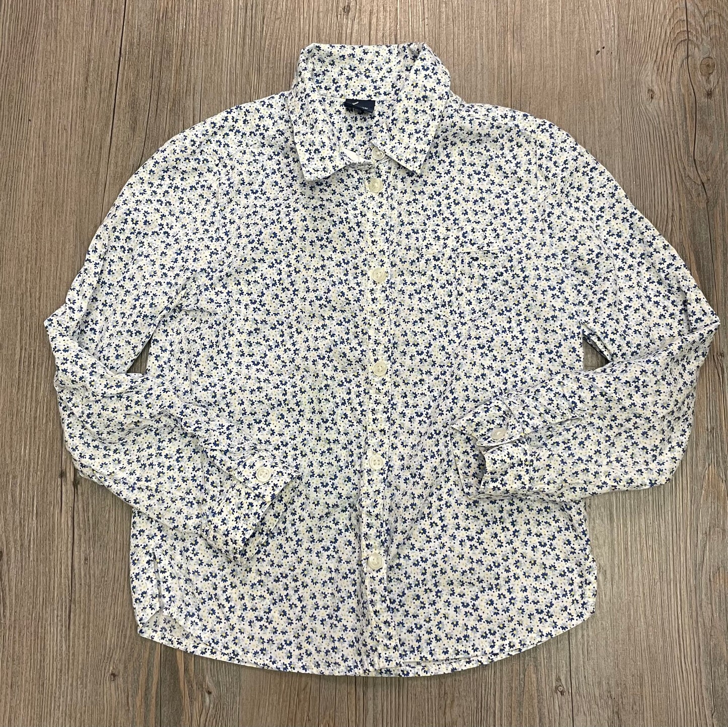 Floral Gap Shirt LS, 6-7Y