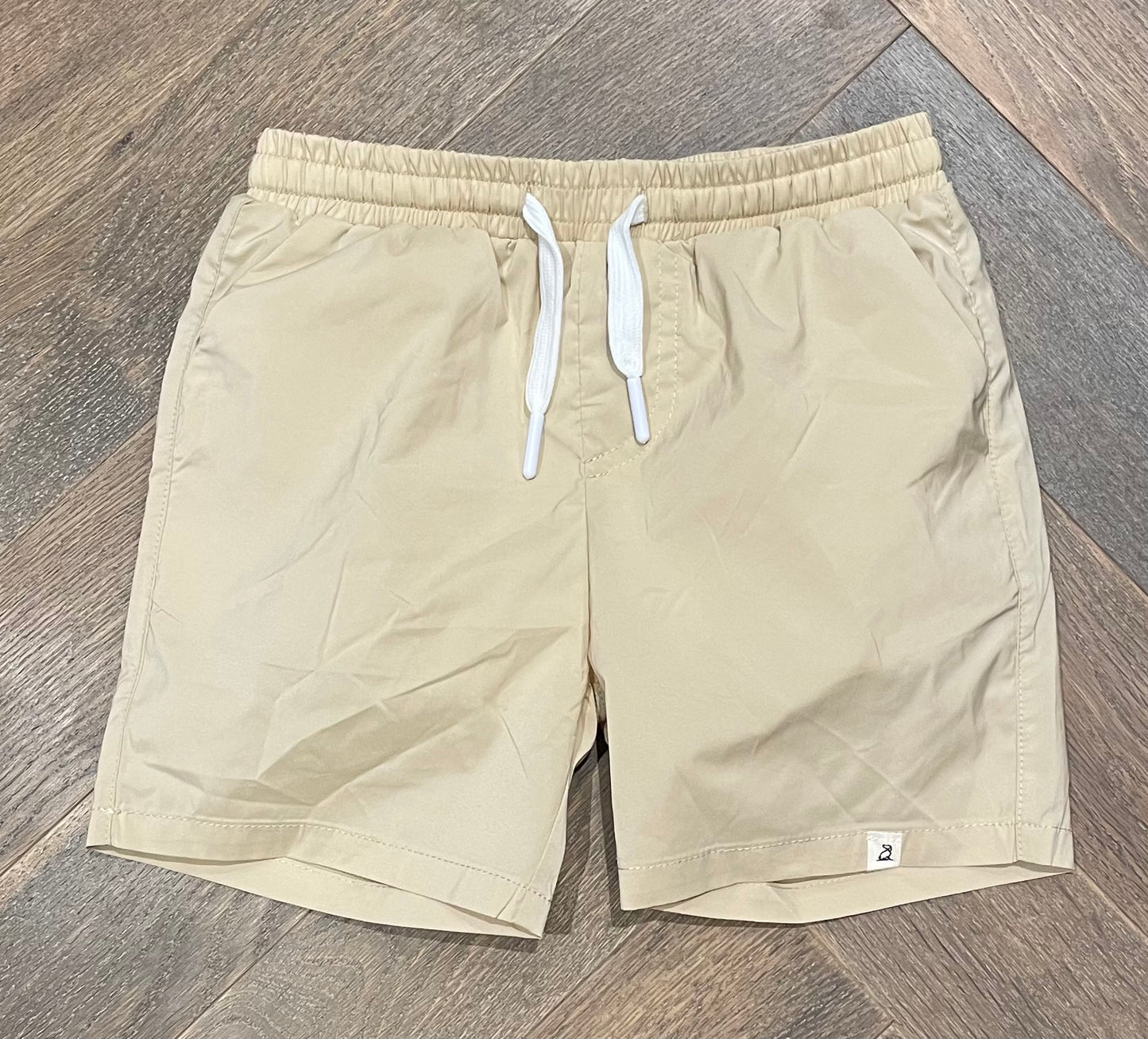 Beige Me & Henry Swim Shorts, 5-6Y
