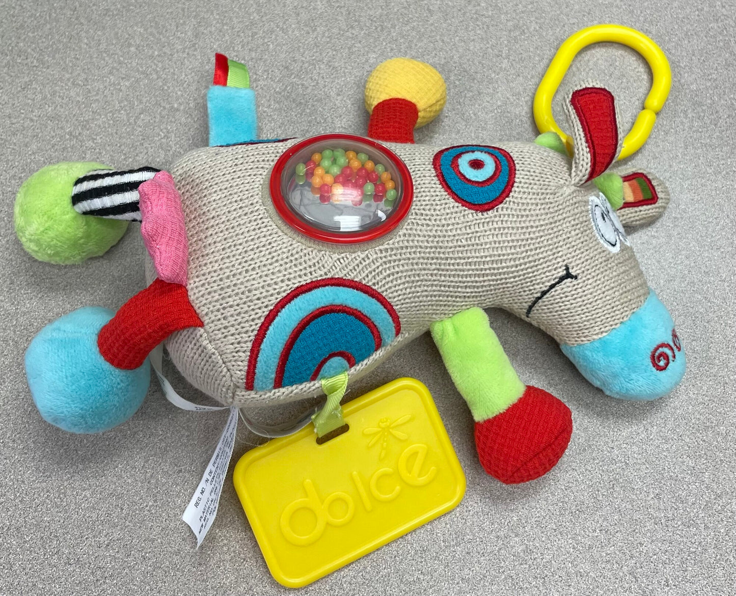 Multi Dolce Knit Stuff Toy, Pre-owned
