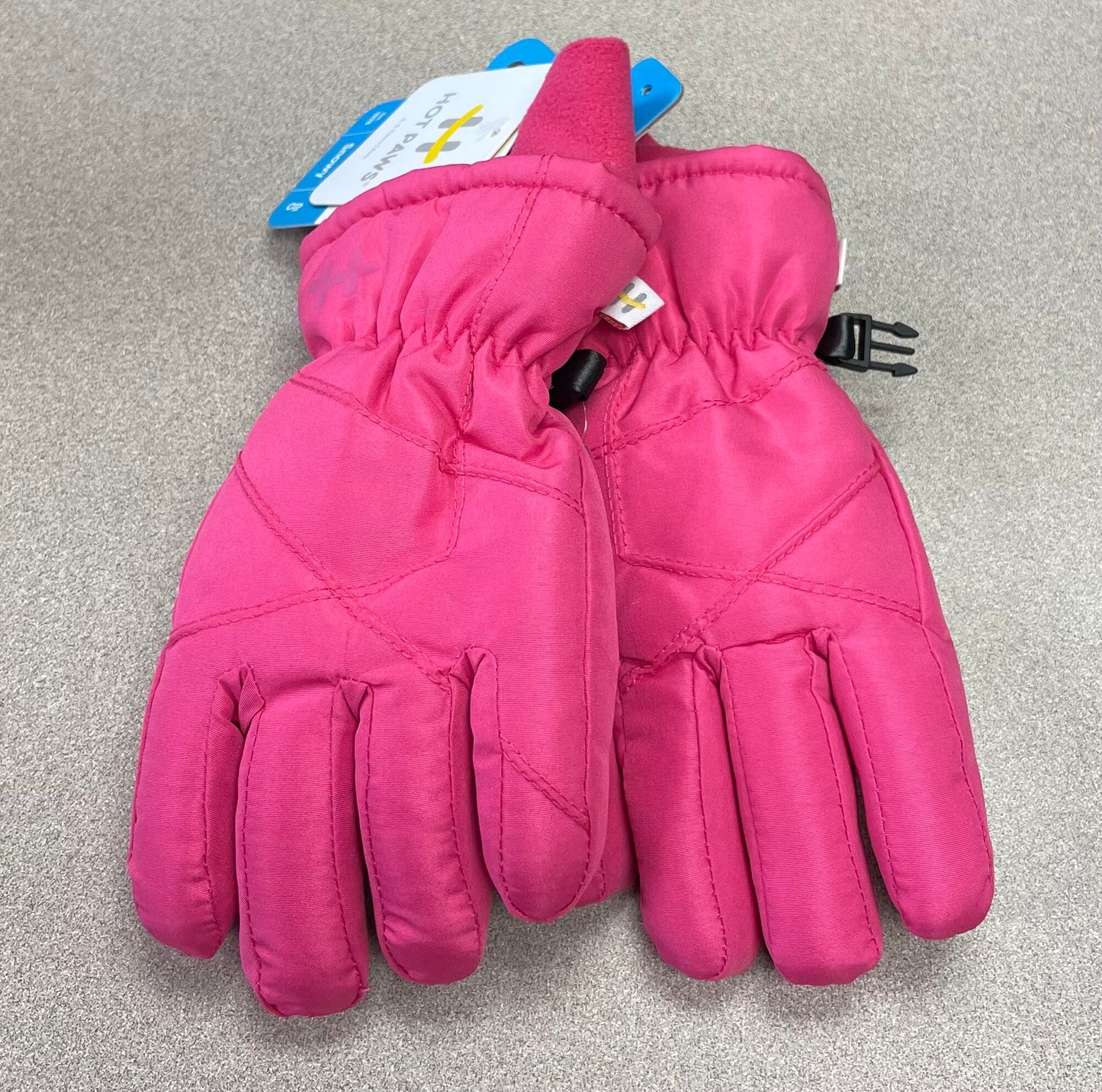 Pink Hot Paws Gloves, 4-6Y