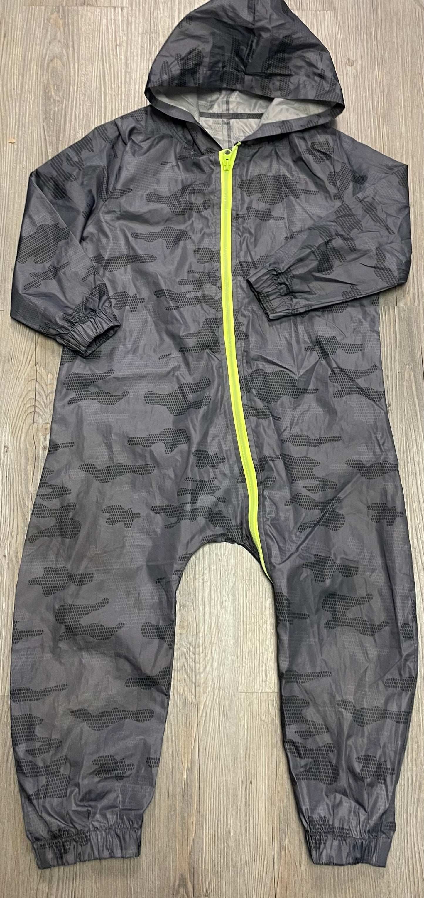 Grey George Rain Suit, 5Y