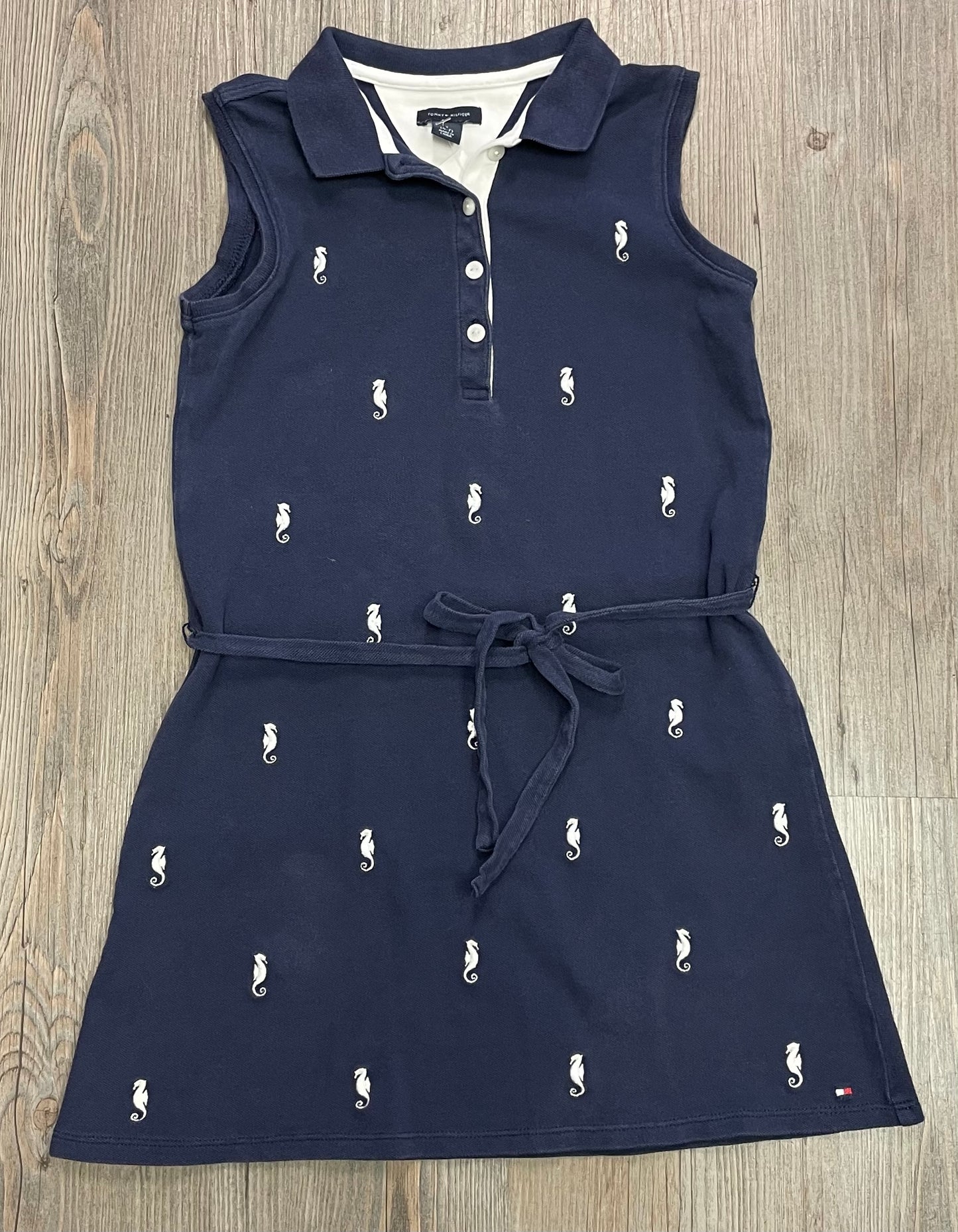 Navy Tommy Hilfiger Dress, 6-7Y