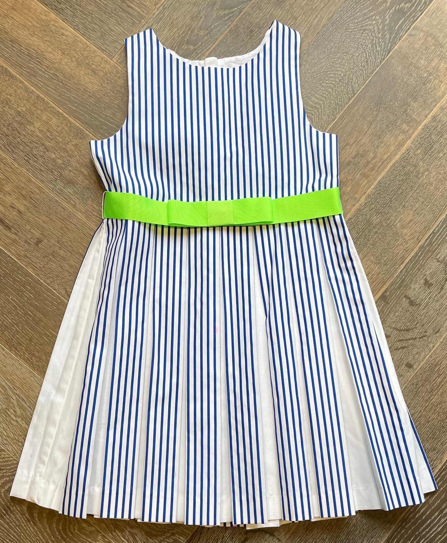 Blue Jacadi Dress, 6Y