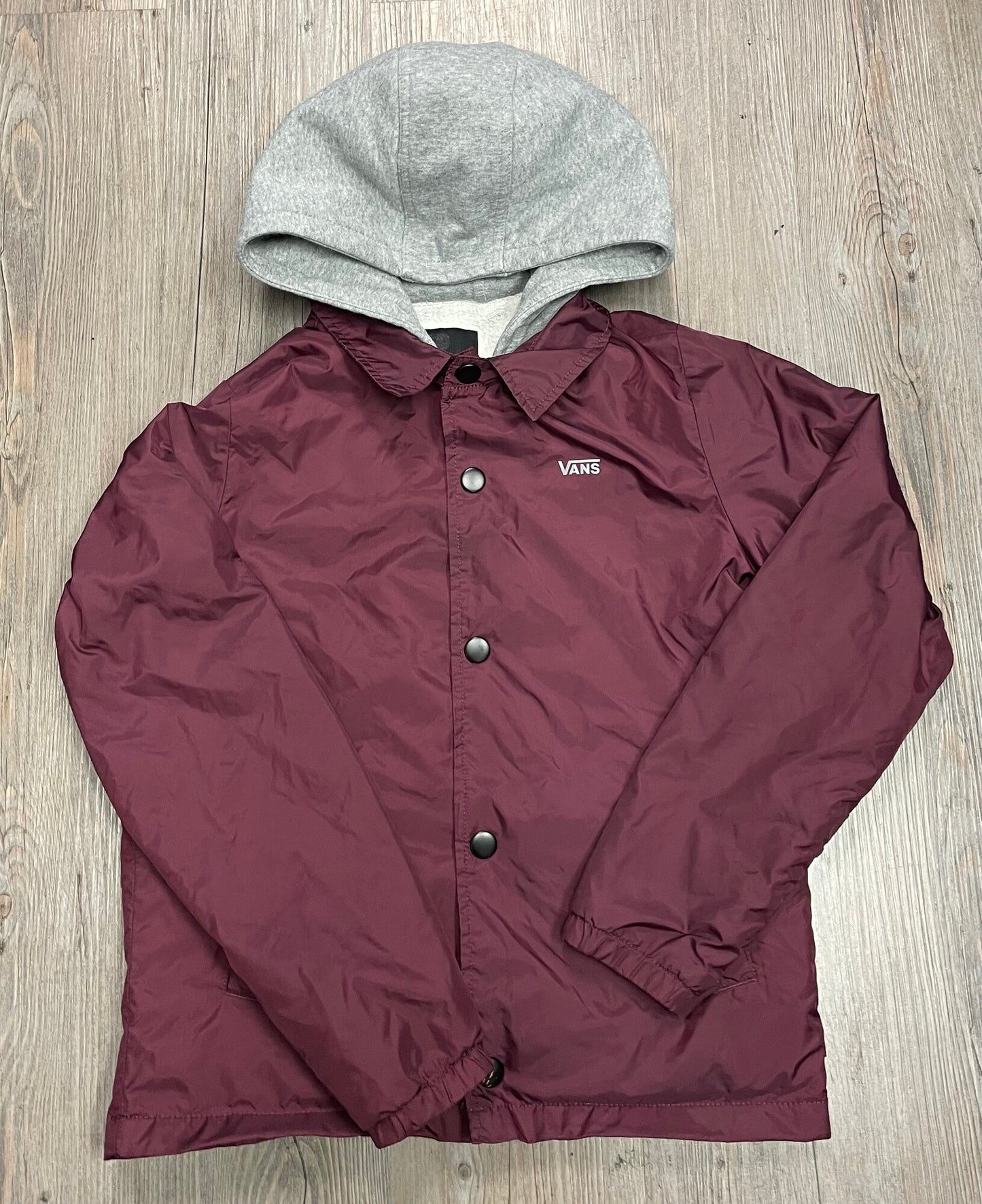 Maroon Vans Fleecelined Hooded, 8-10Y