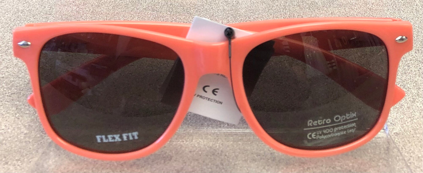 Peach Flex Fit Sunglasses, Youth