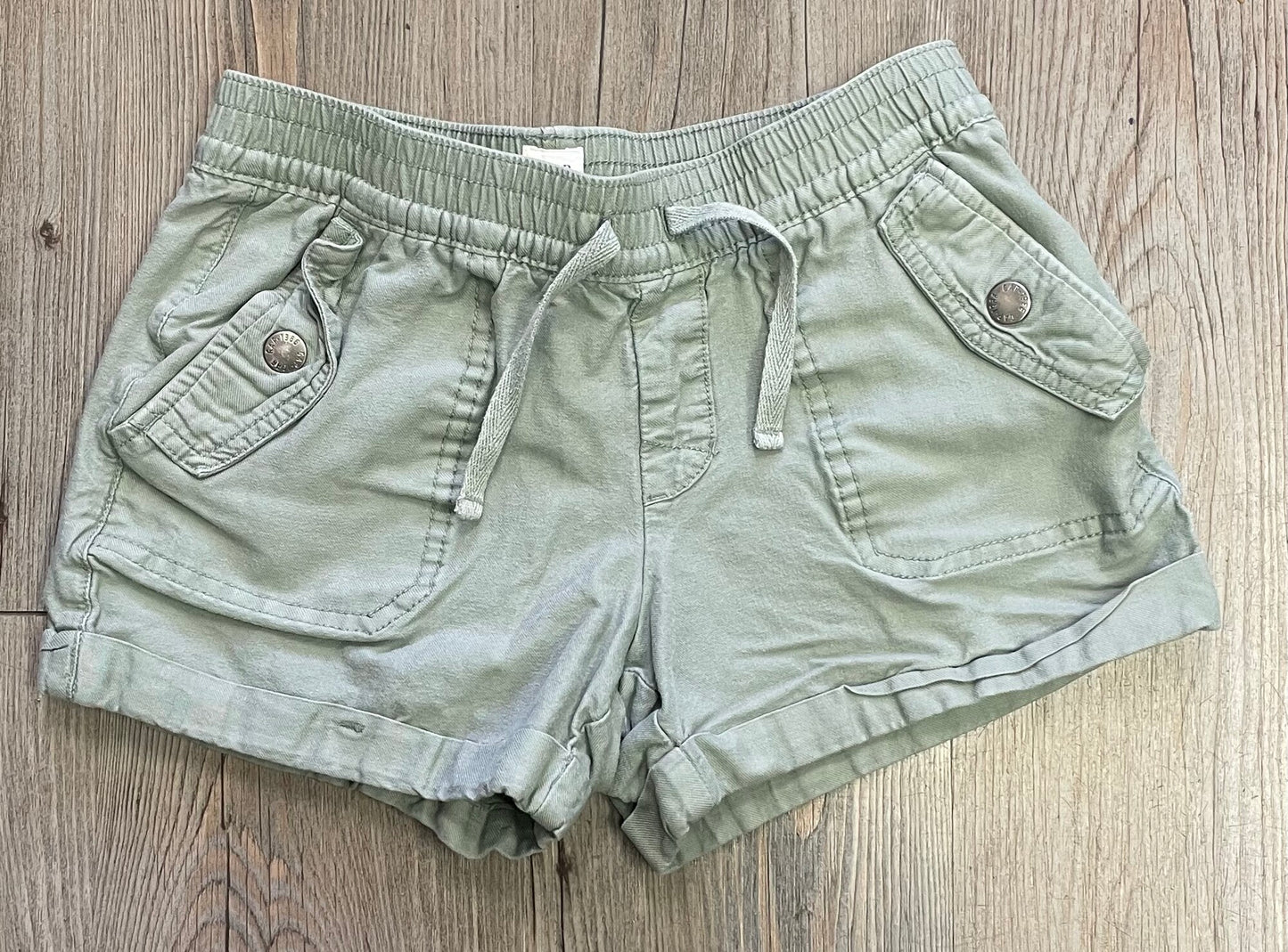 Olive Gap Shorts, 8-9Y