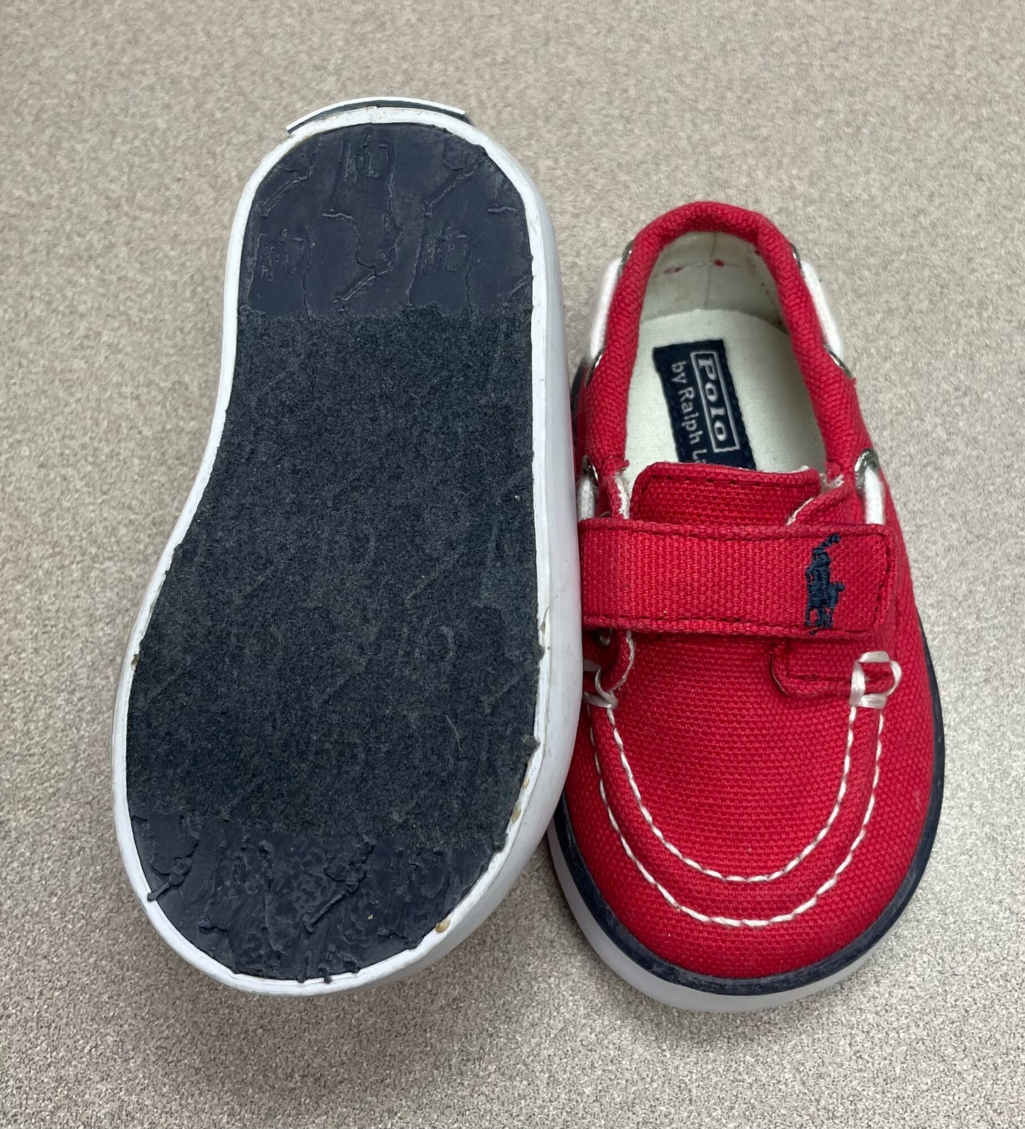 Red Polo Ralph Lauren Sneaker, 3T