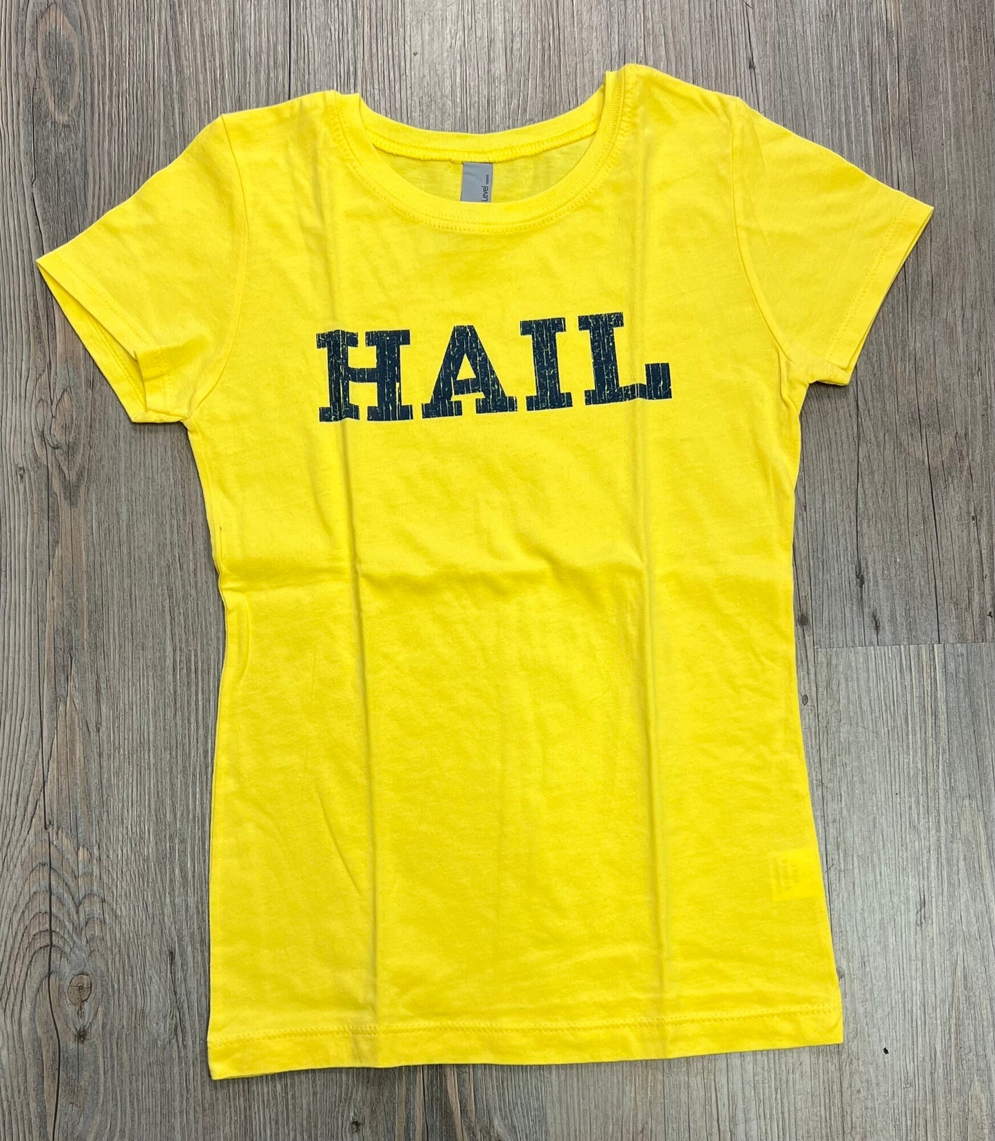 Yellow Next Level Tee, 7-8Y
