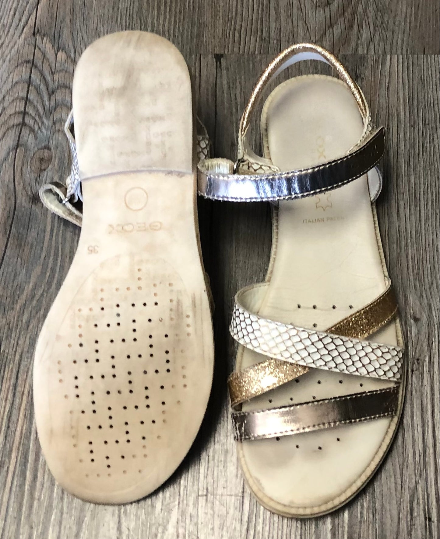 Multi Geox Sandals, 3.5Y