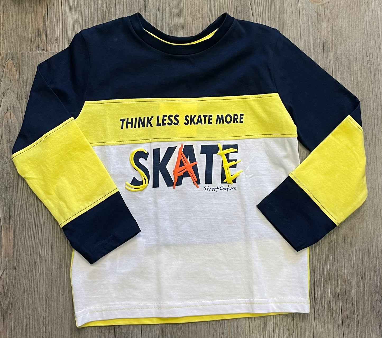 Navy Boboli LS Tee - 2440, 4Y