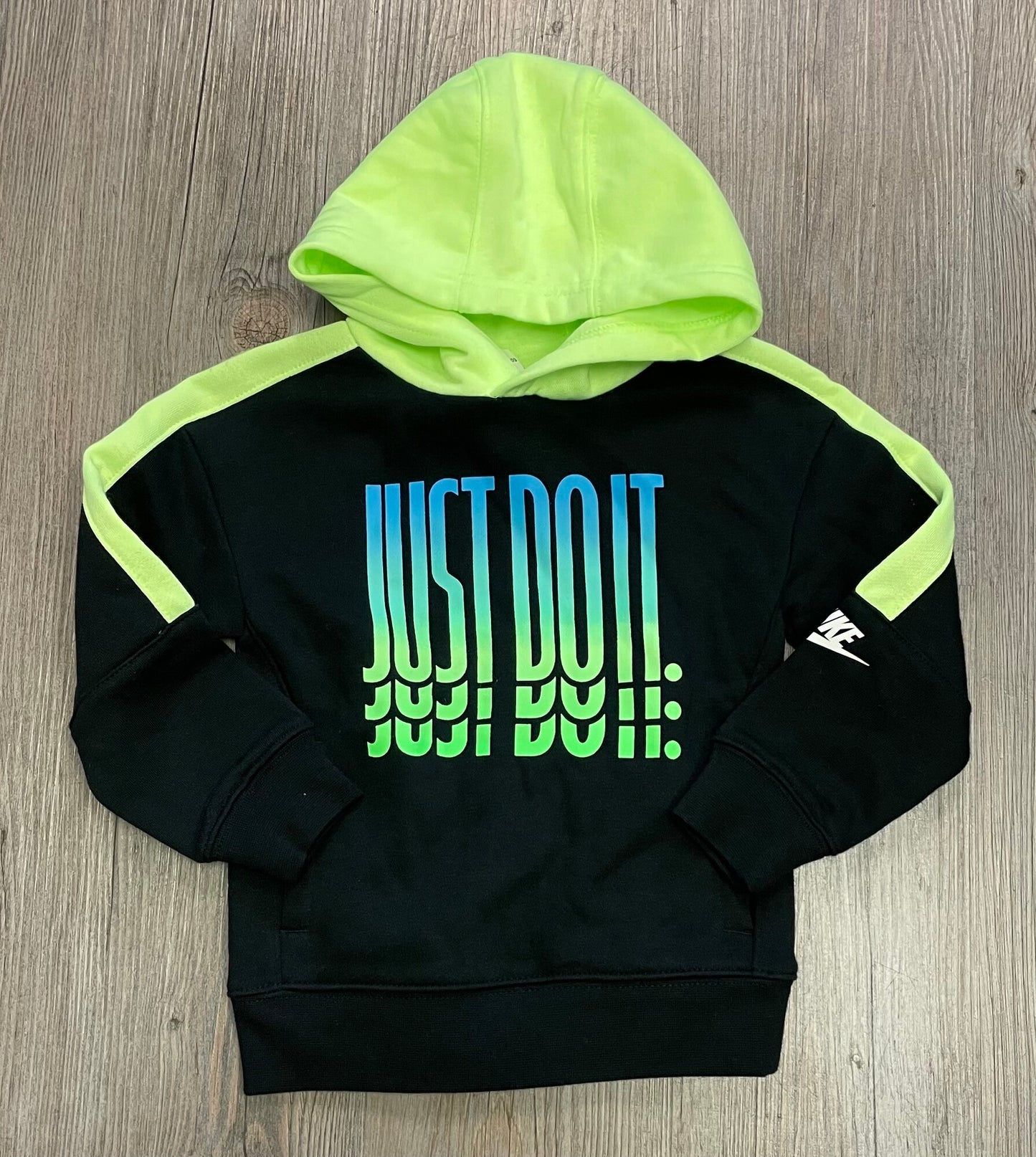 Black Nike Pullover Hoodie, 2Y