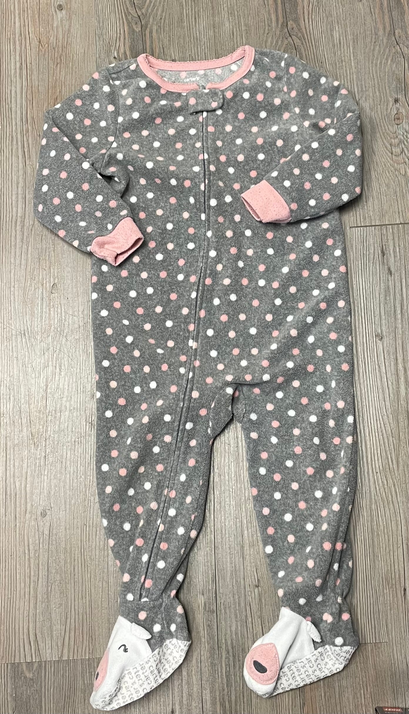 Grey Carters Pj Onesie, 24M