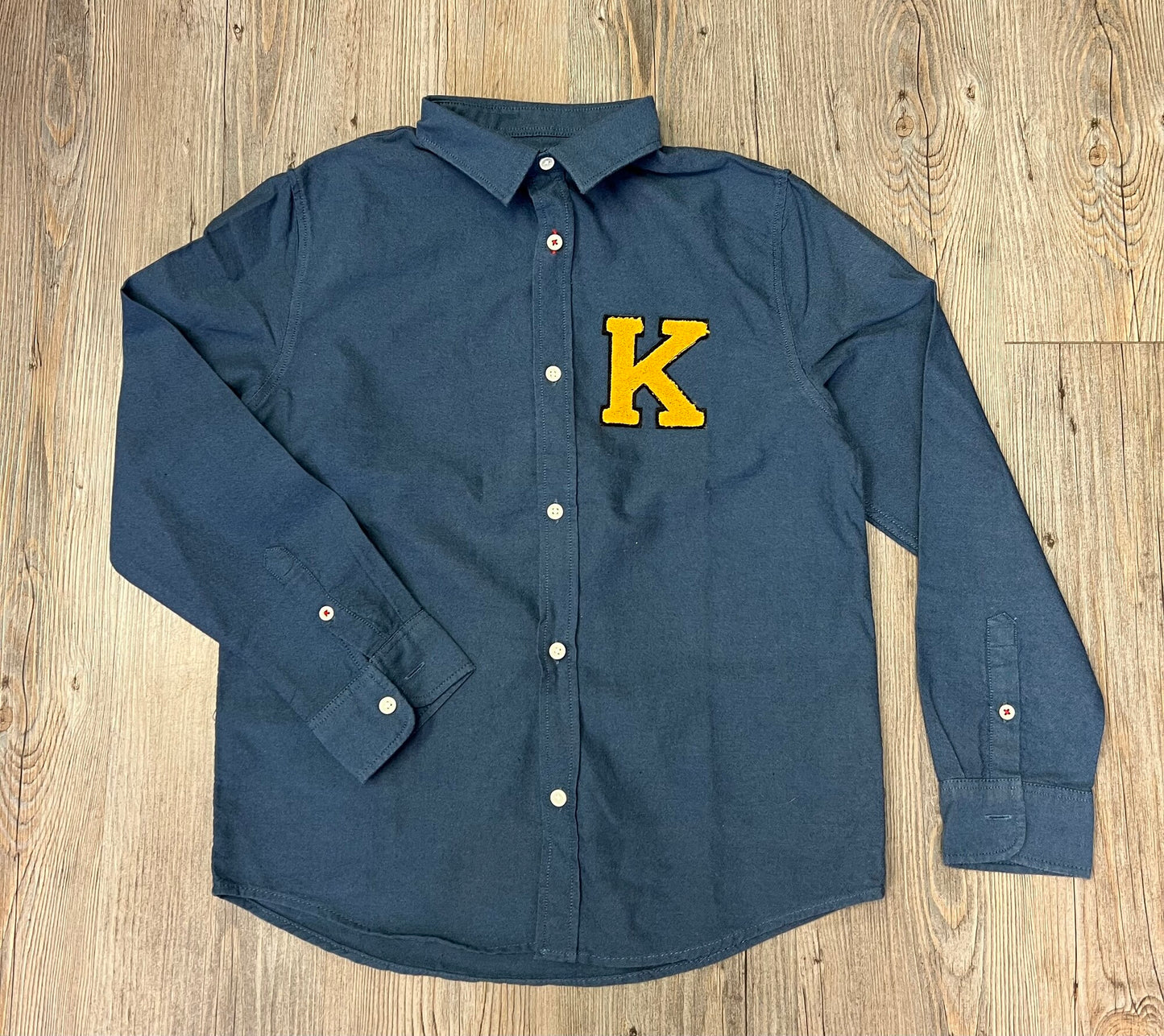 Blue Zara LS Shirt, 10Y