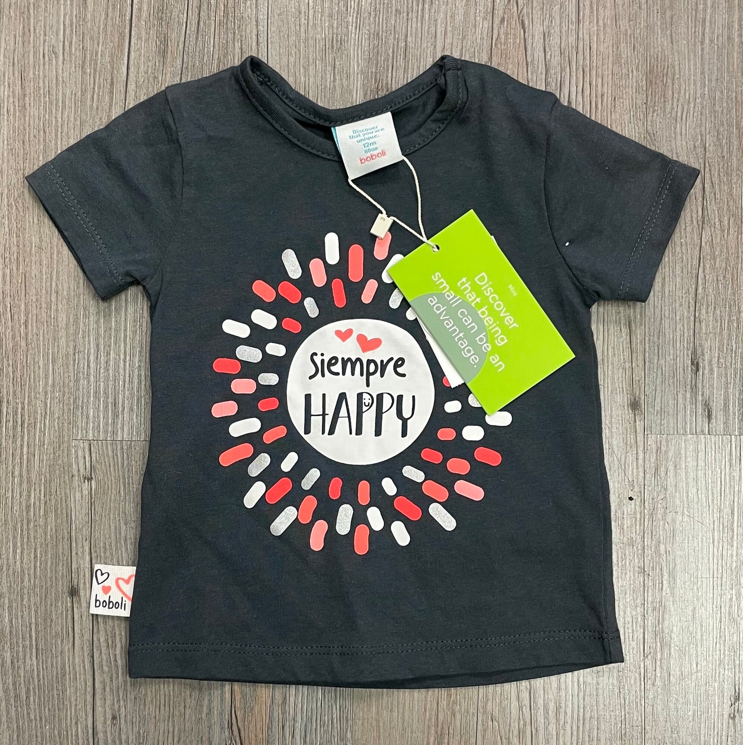 Darkgrey Boboli Tee, 12M