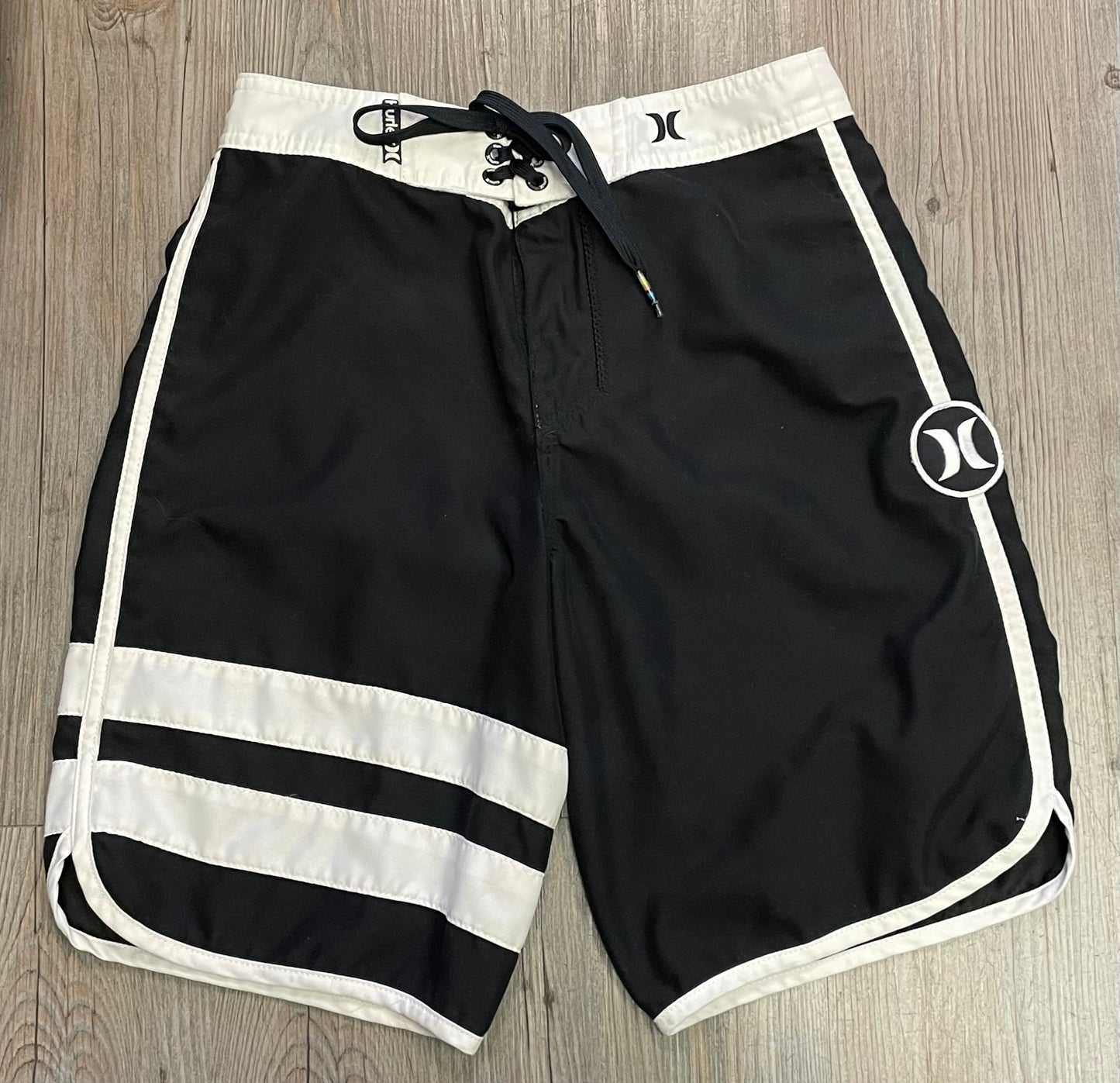 Black Hurley Swimming Shorts, 12Y+