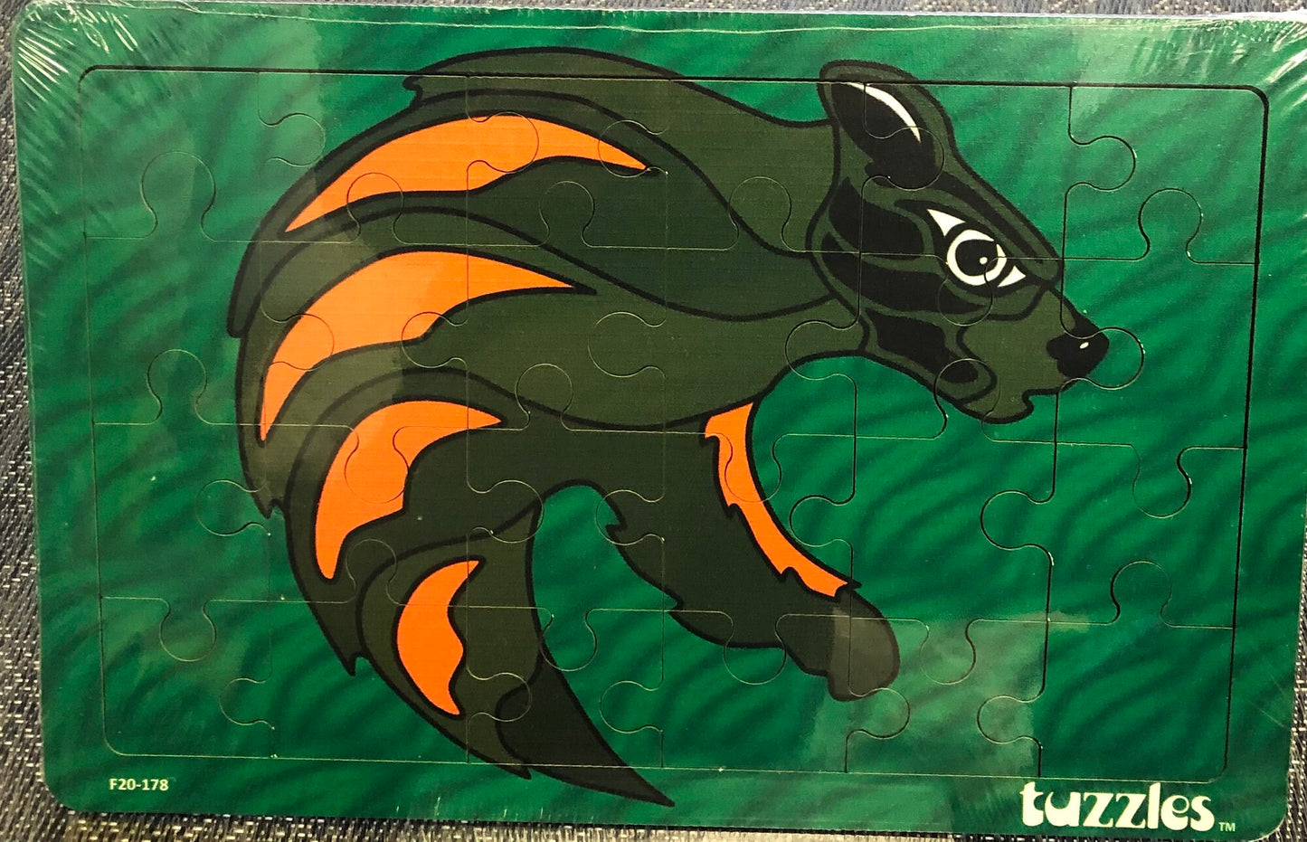 Green Tuzzles Wooden Puzzle, 3Y+