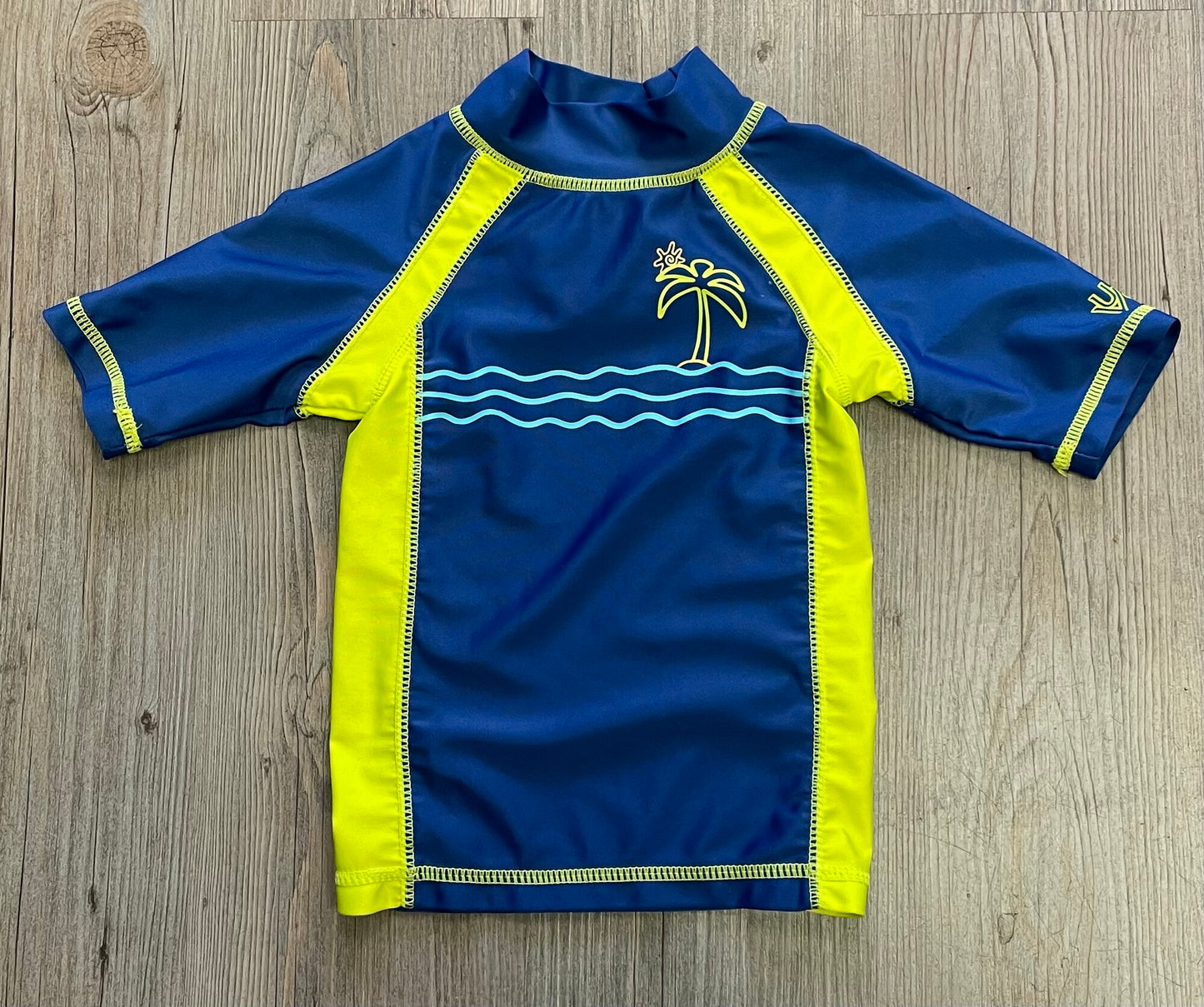 Blue UV Skins Rashguard, 2Y