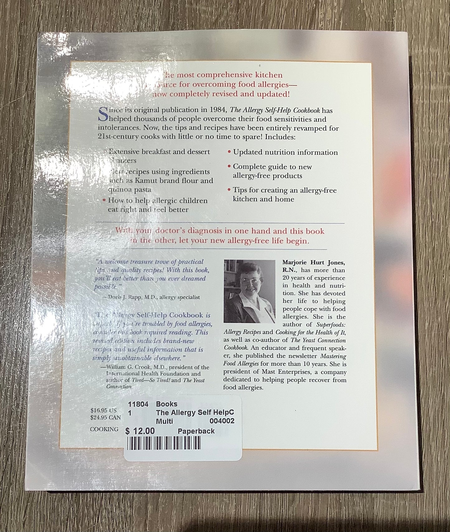 Multi The Allergy Self HelpCook, Paperback