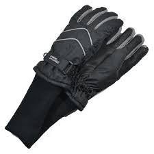 Black Snowstoppers Nylon Glove, Age 12-16Y