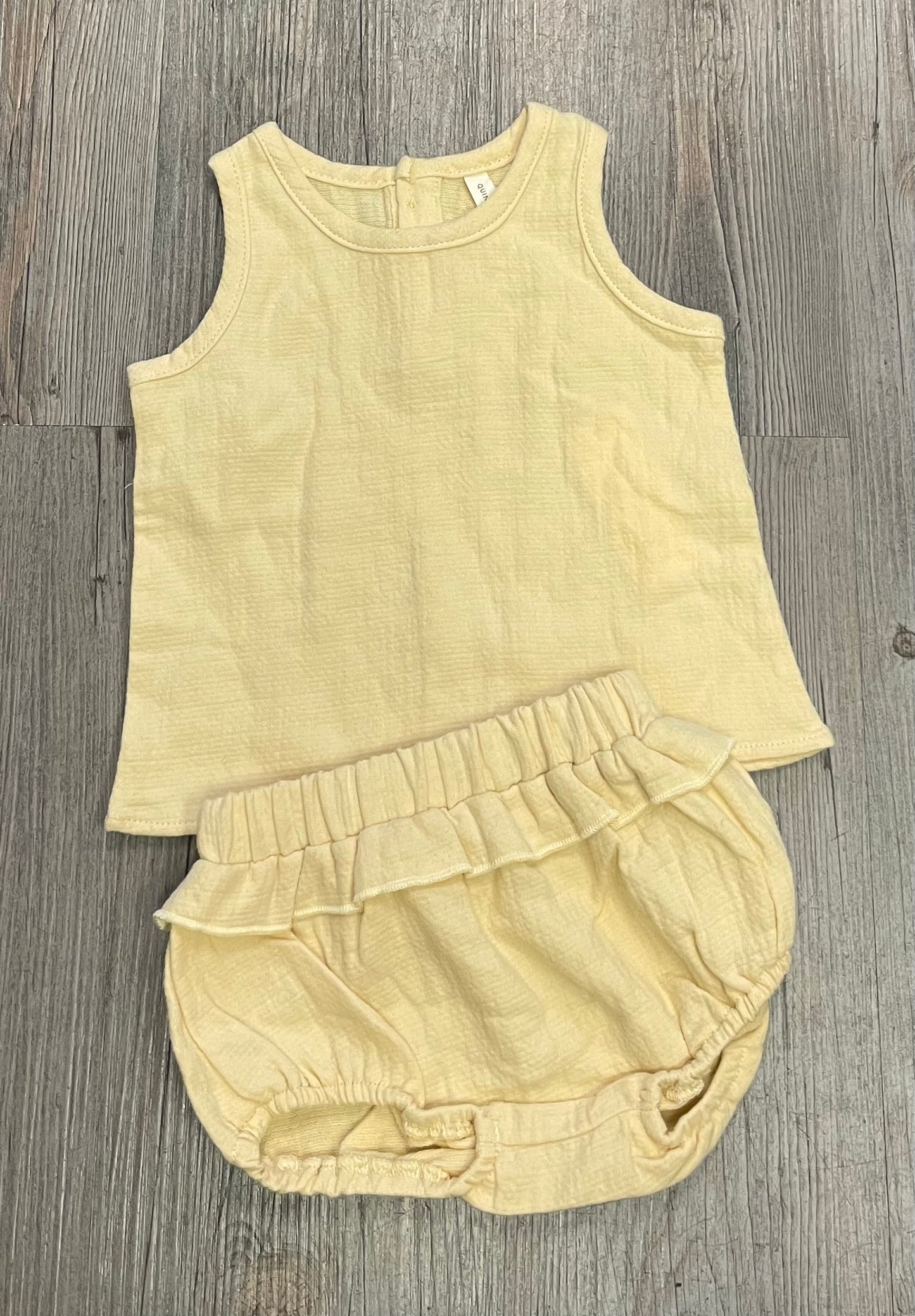 Yellow Quincy Mae Clothing Set, 3-6M