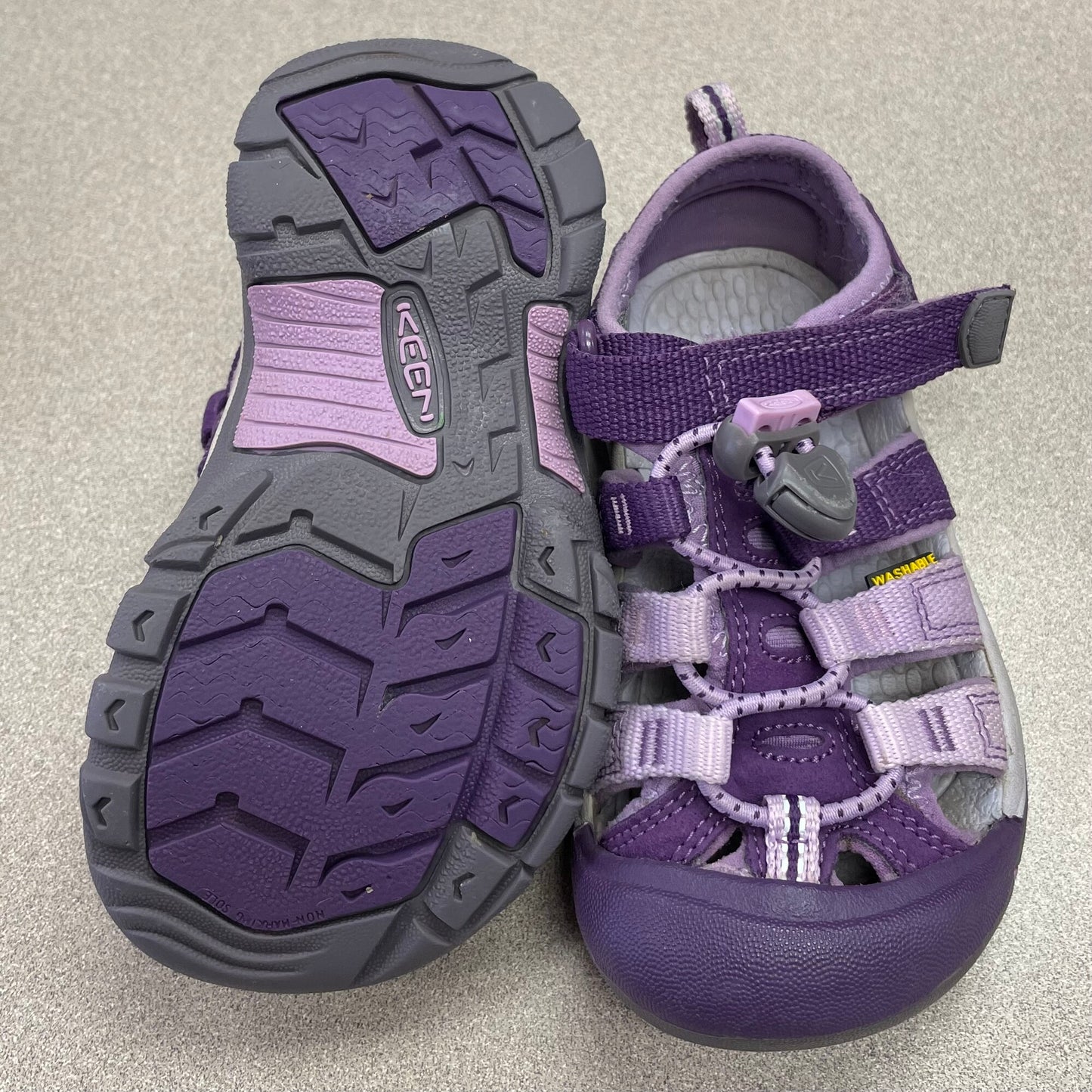 Purple Keens Sandals, 9T